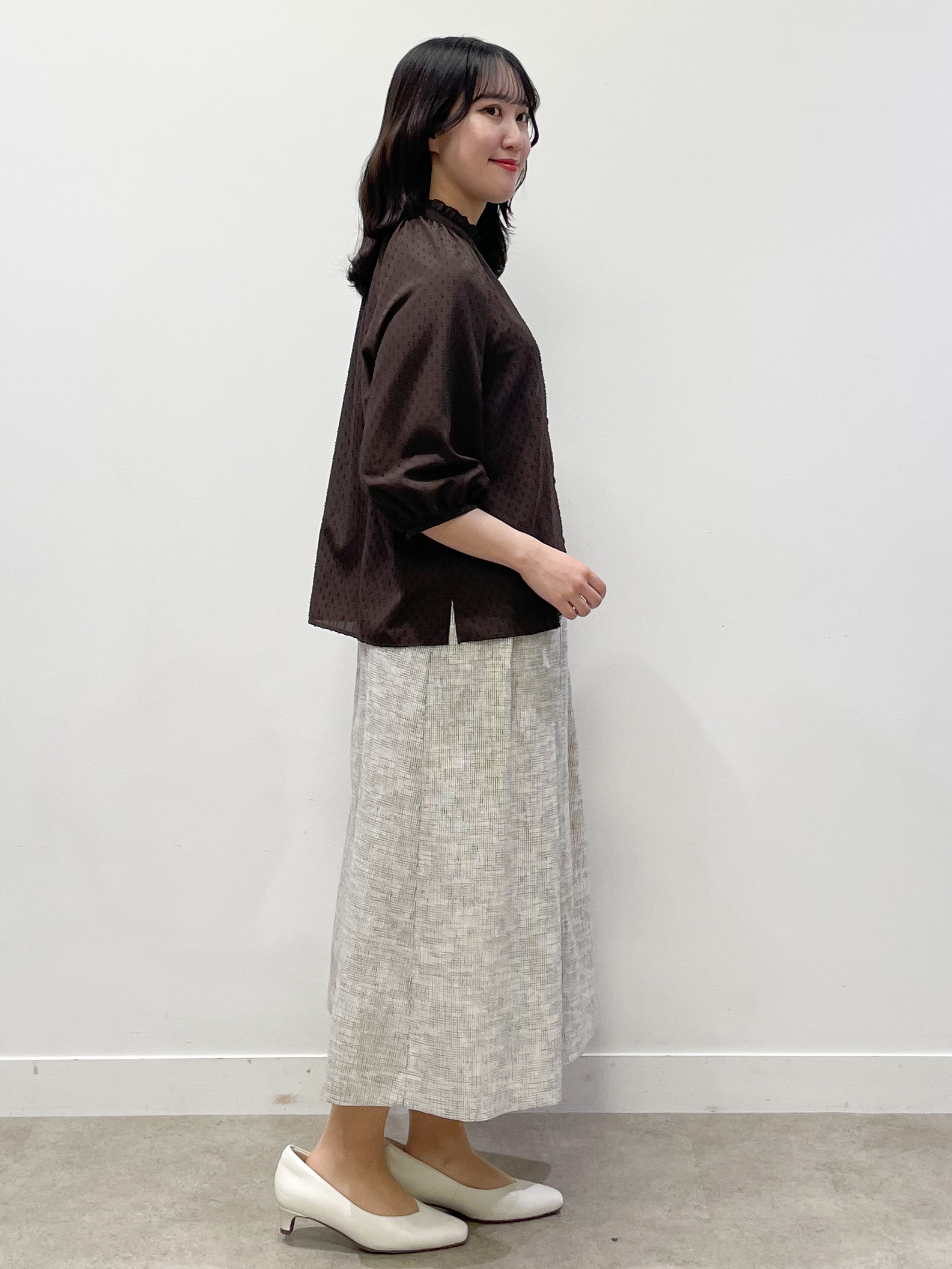 yukariさんの「Reflect｜フロントボタンデザインブラウス」を使ったコーディネート