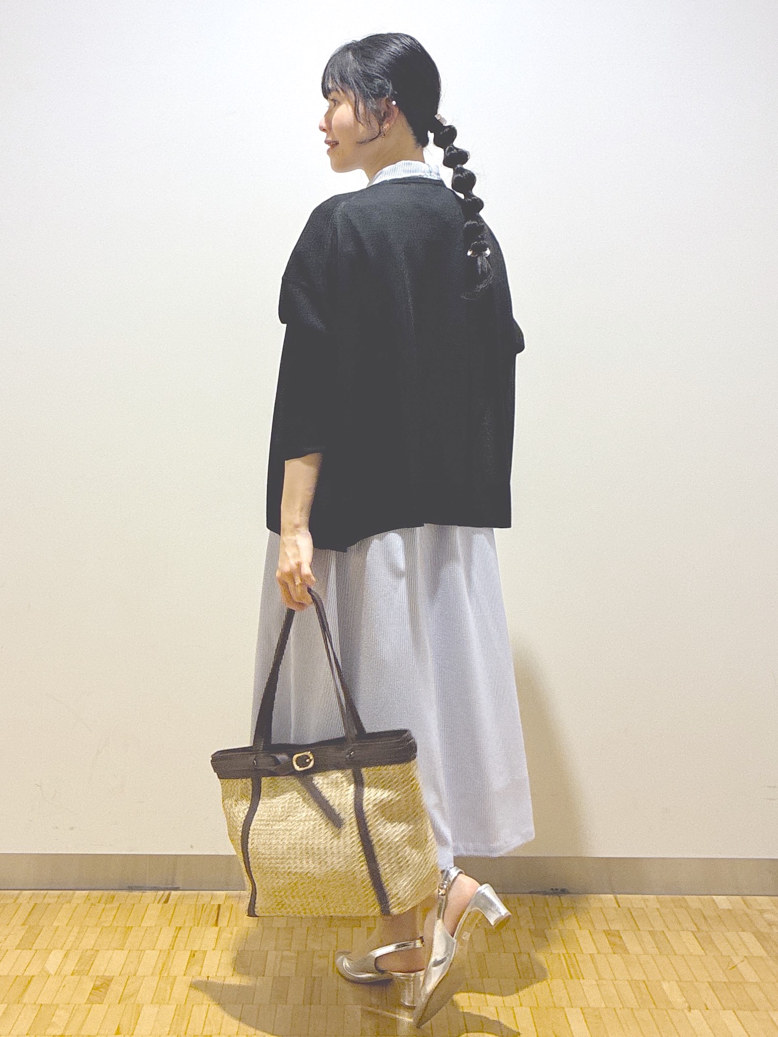  beni_gingerさんの「Reflect｜【冷房対策に◎】すっきり見え着流しカーディガン」を使ったコーディネート