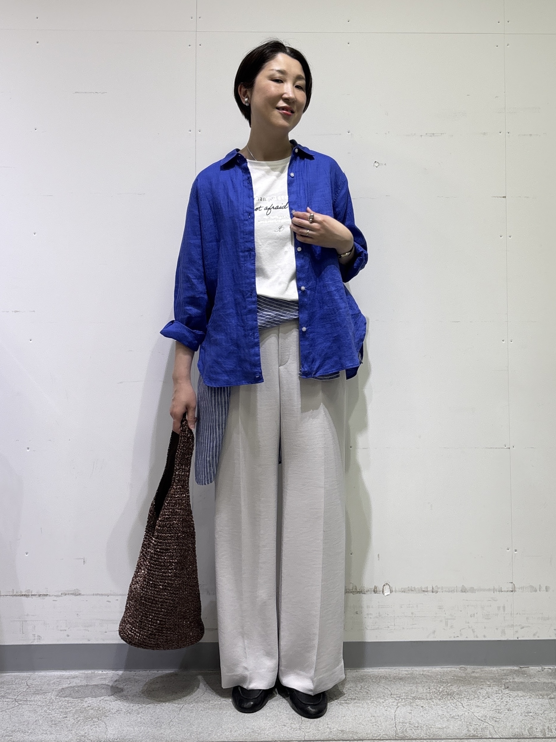 yuriさんの「INDIVI｜【UVケア／選べるグラフィック】スムースジャージTシャツ」を使ったコーディネート