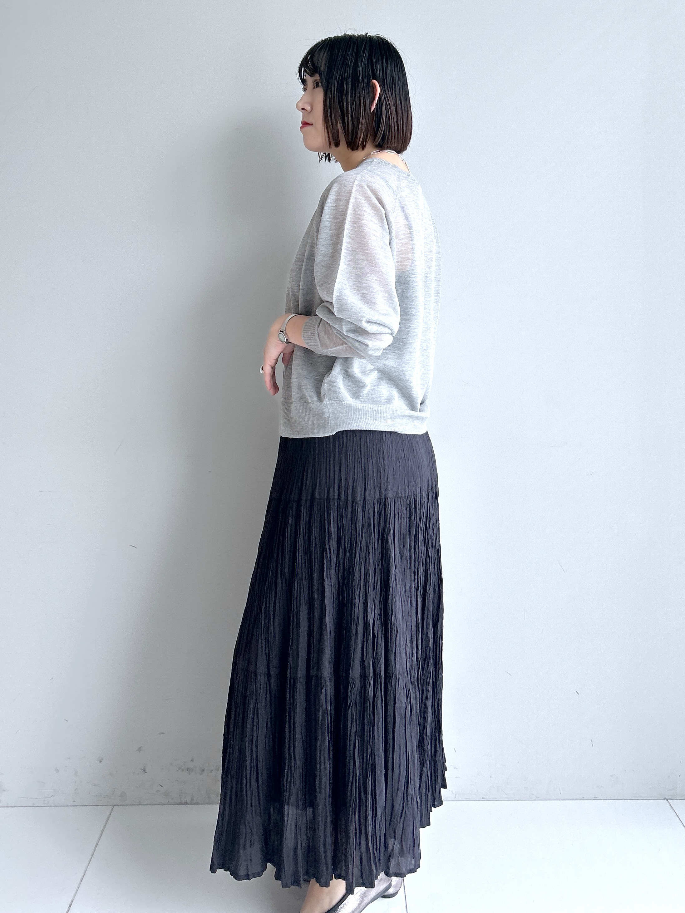 Hirokaさんの「Dessin｜お守りカーディガン -ウォッシャブル-」を使ったコーディネート