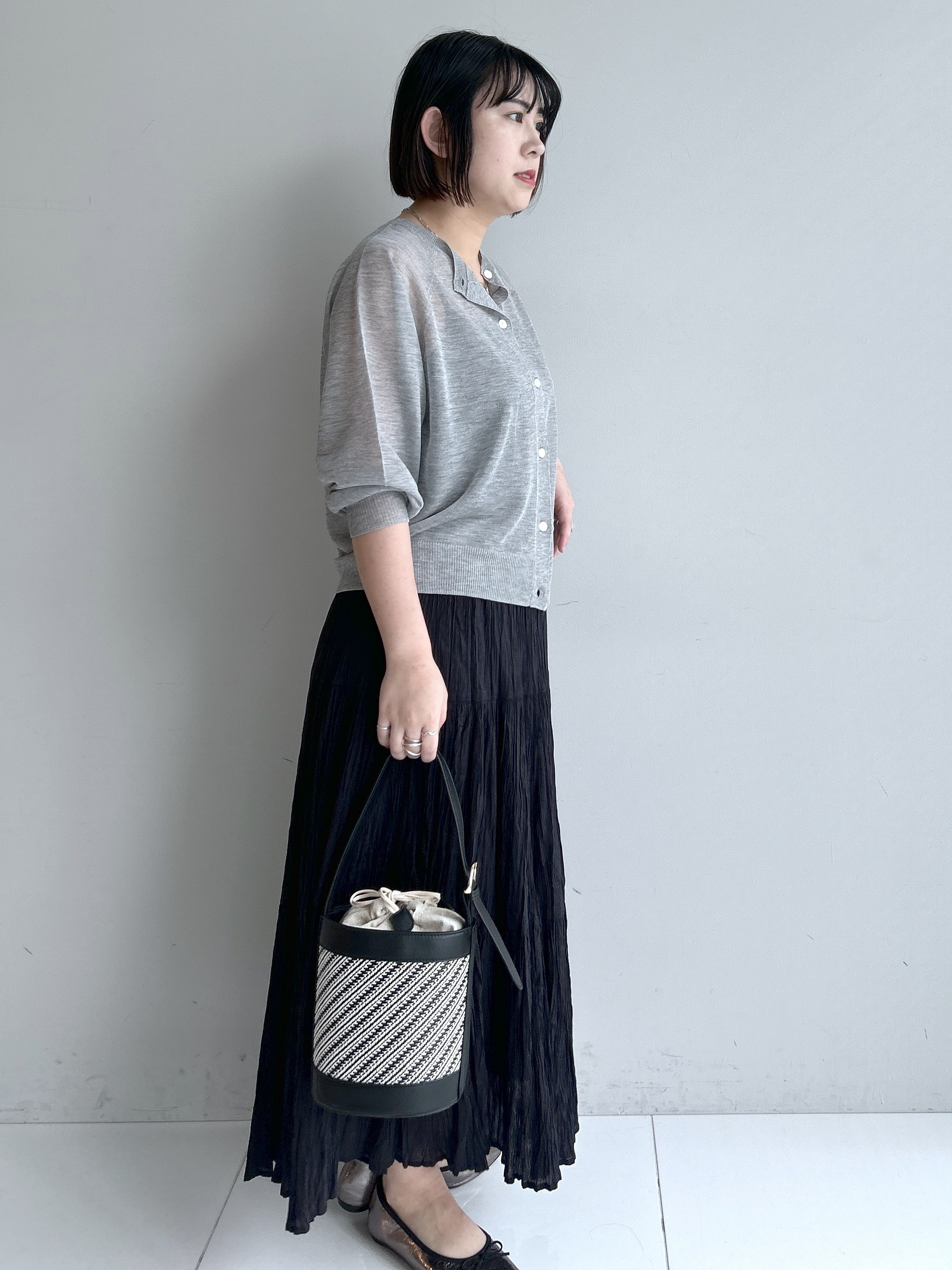 Hirokaさんの「Dessin｜お守りカーディガン -ウォッシャブル-」を使ったコーディネート