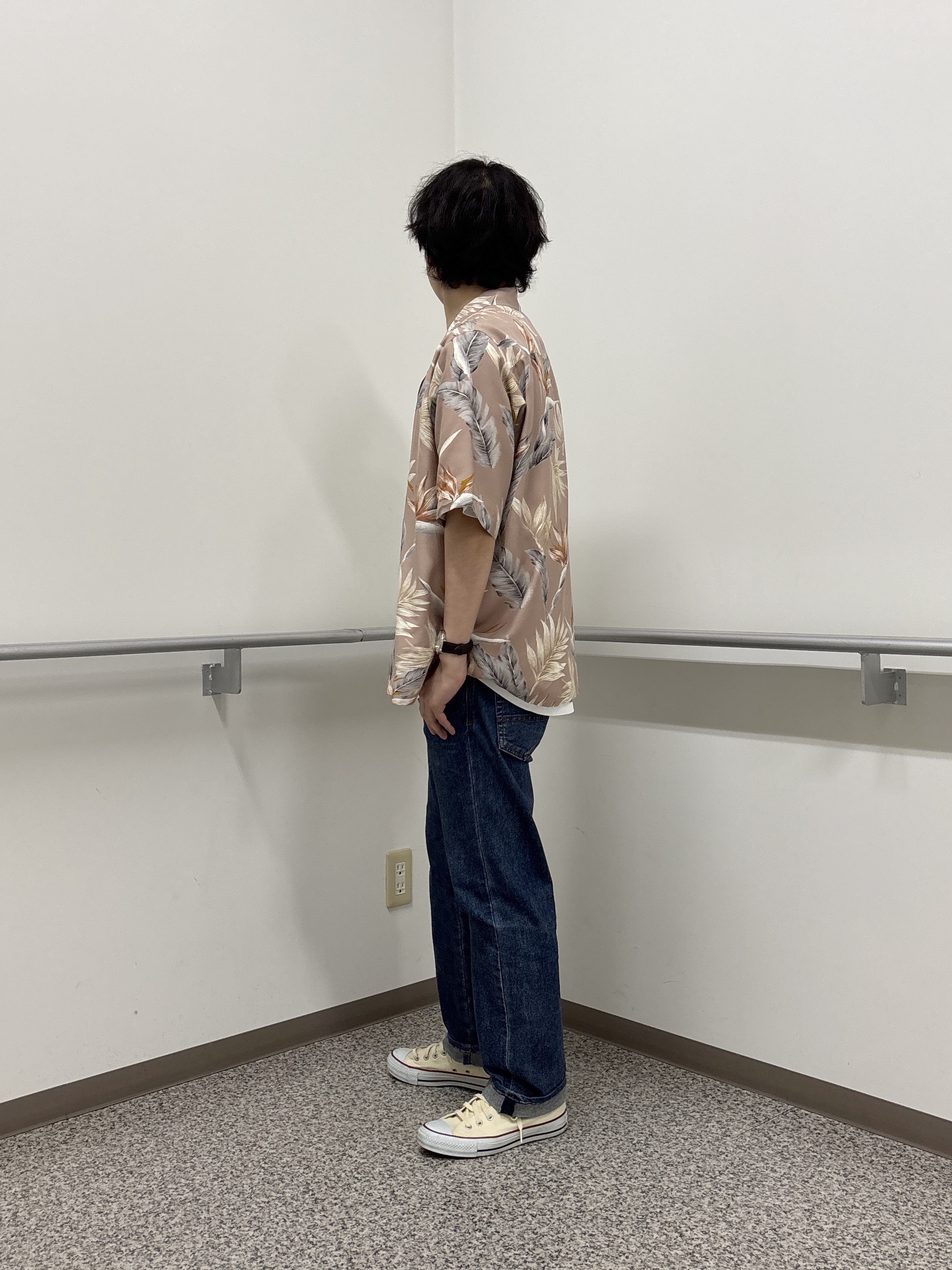 KEIさんの「TAKEO KIKUCHI｜【BOWLER HAT LABEL】トロピカルフローラル レーヨンシャツ」を使ったコーディネート