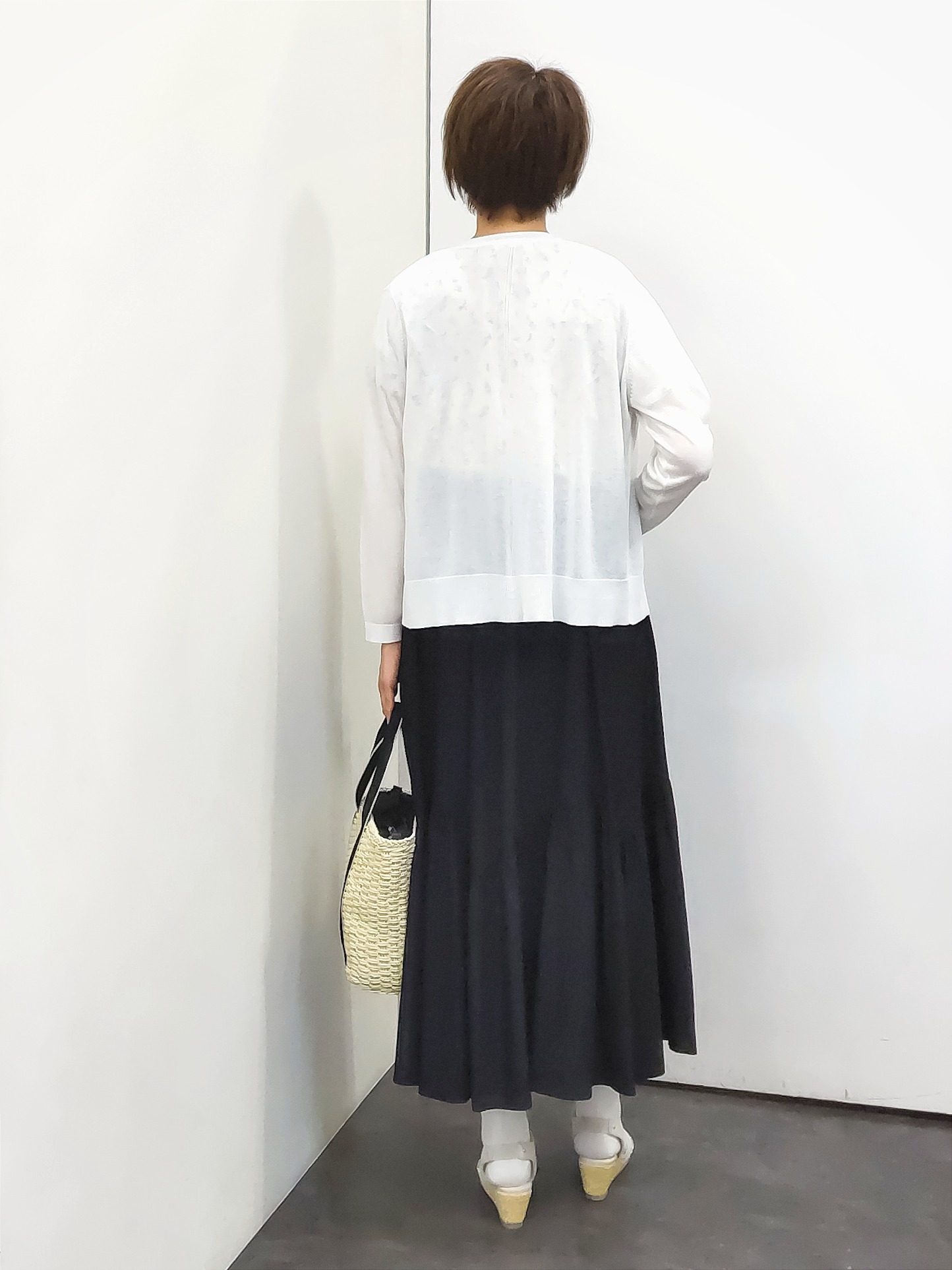 やまちゃんさんの「grove｜高評価！【接触冷感／UVカットetc】ベーシックショートカーディガン」を使ったコーディネート