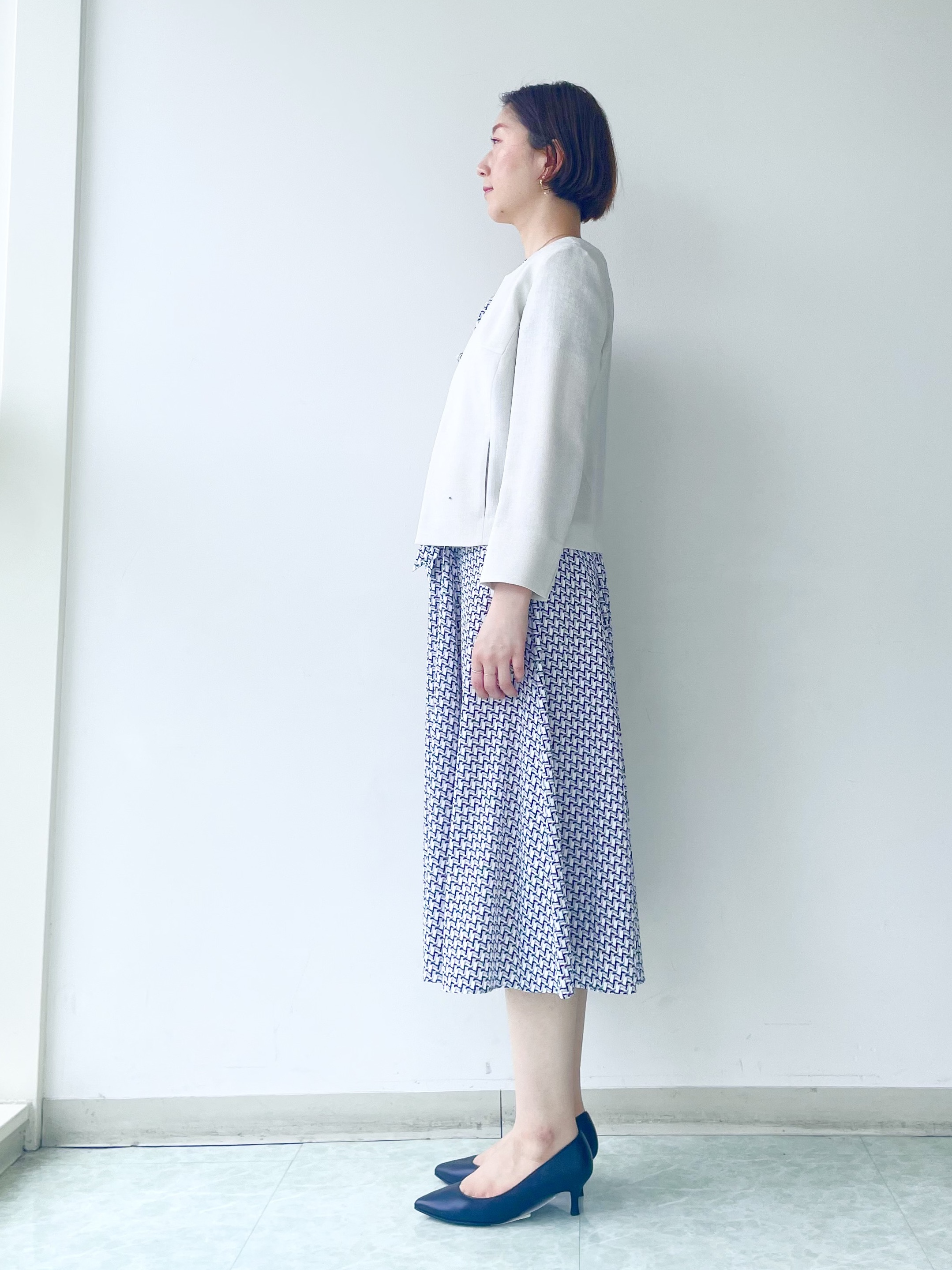 aliceさんの「UNTITLED｜【清涼感/洗える】ミニマルシルエットジャケット」を使ったコーディネート