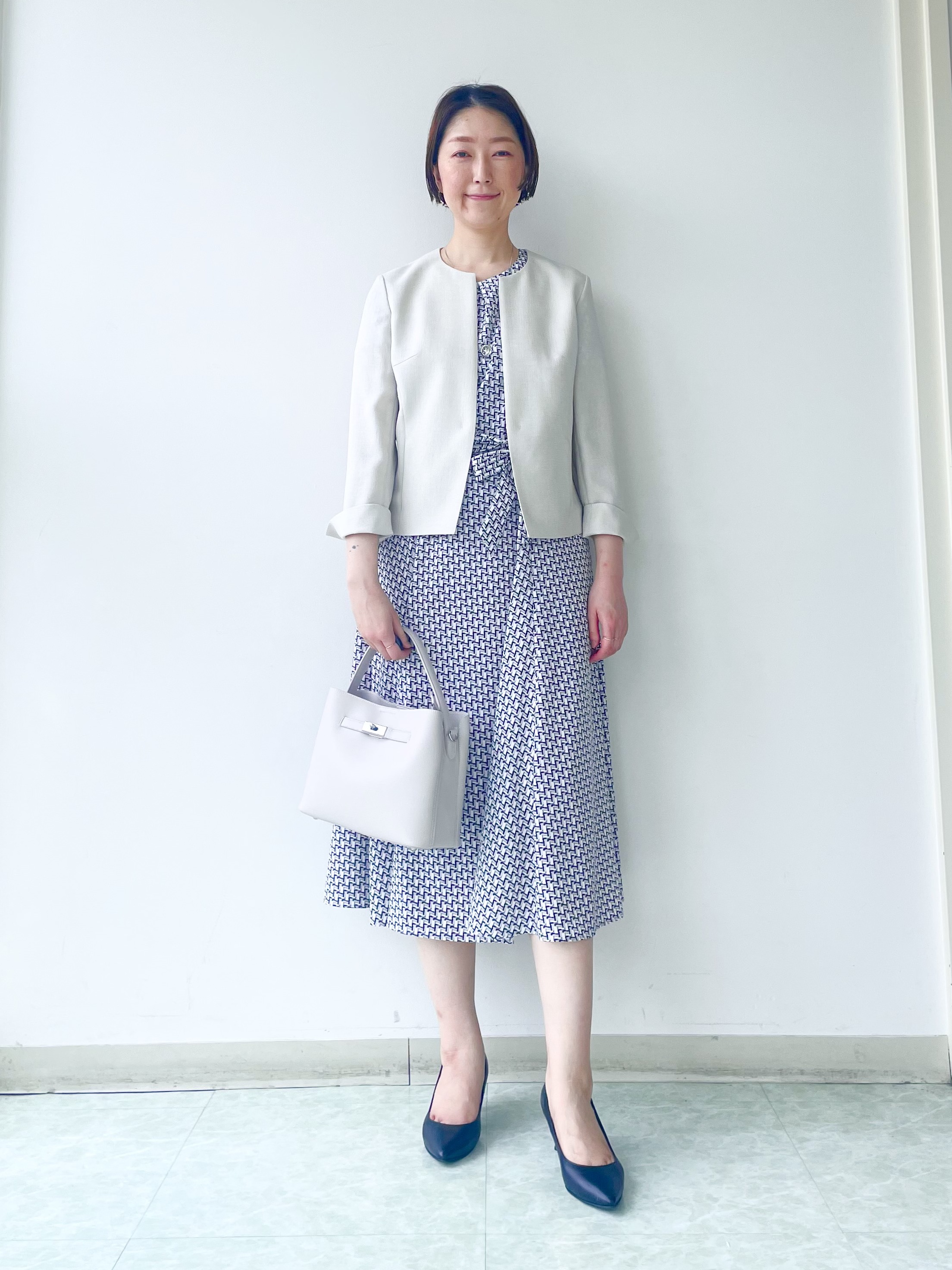 aliceさんの「UNTITLED｜【清涼感/洗える】ミニマルシルエットジャケット」を使ったコーディネート