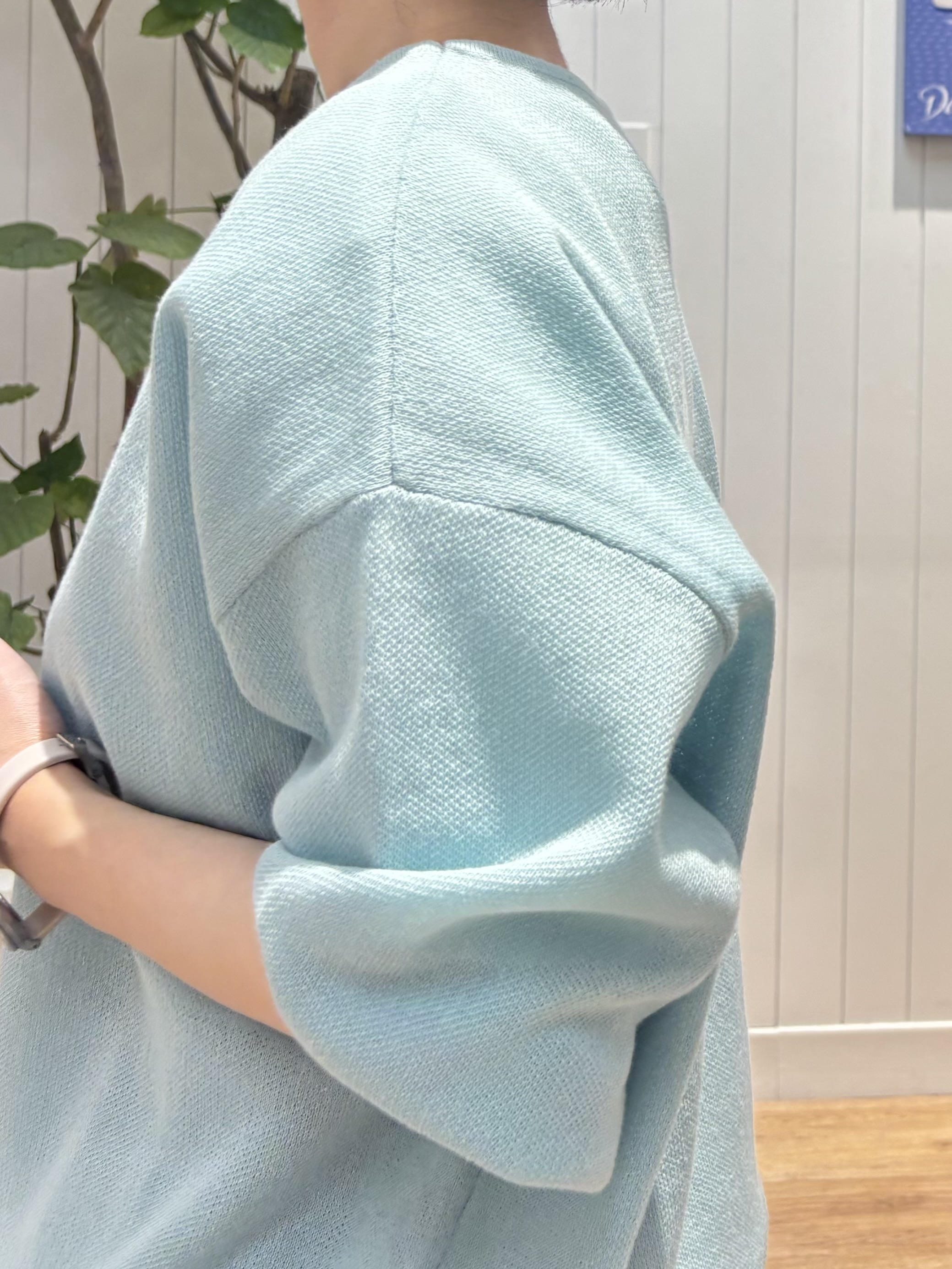 OKADAさんの「Dessin｜【洗える】シアーリラックスニット」を使ったコーディネート
