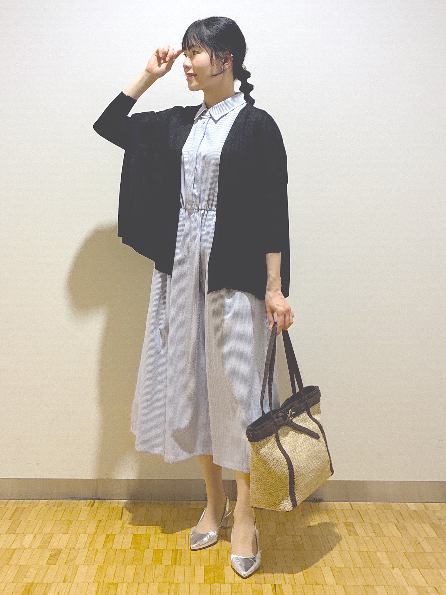  beni_gingerさんの「Reflect｜【冷房対策に◎】すっきり見え着流しカーディガン」を使ったコーディネート