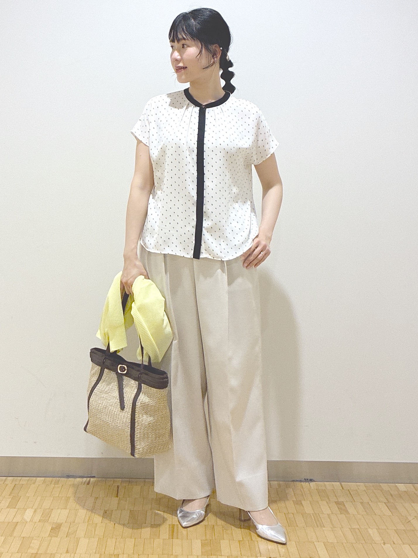  beni_gingerさんの「Reflect｜【通勤におすすめ◎】ジョーゼットブラウス」を使ったコーディネート