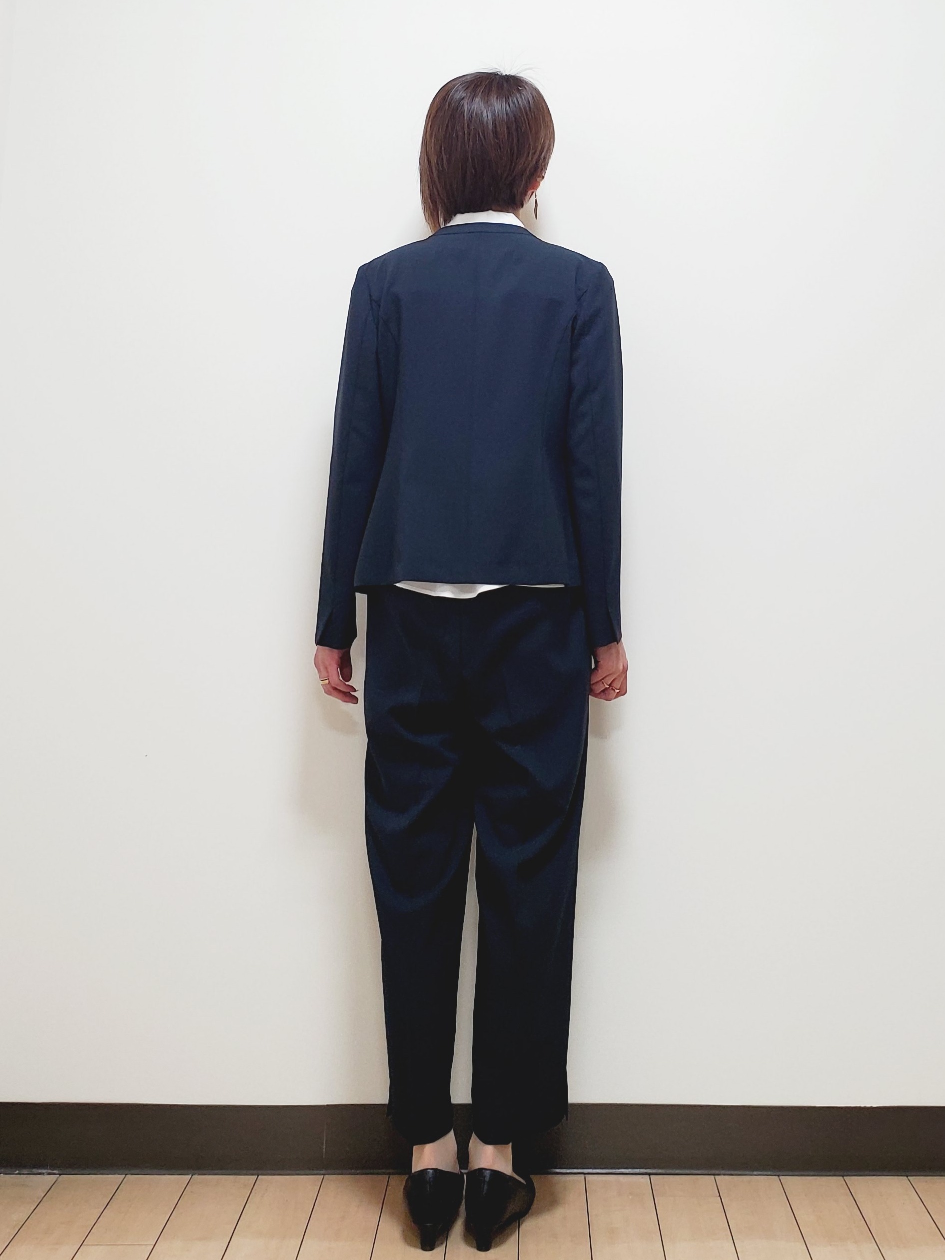 yuuさんの「Reflect｜【吸水速乾／セットアップ可】ノーカラージャケット」を使ったコーディネート