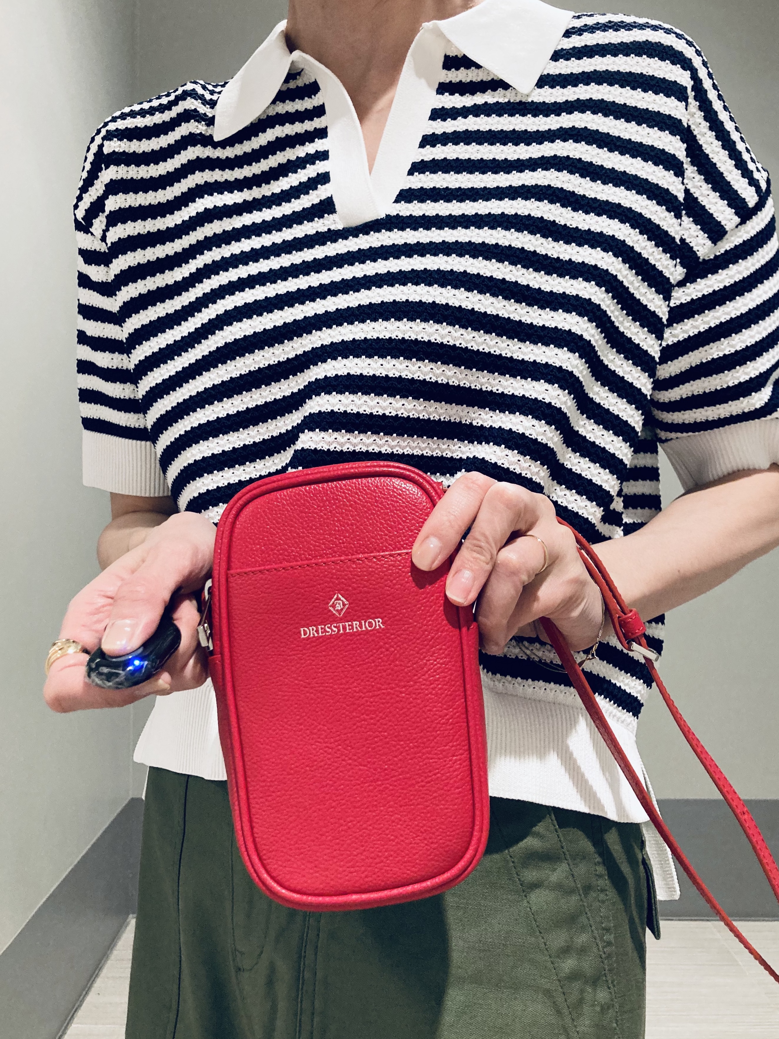 Furuさんの「DRESSTERIOR｜ウォッシャブルスキッパークロップドニット」を使ったコーディネート