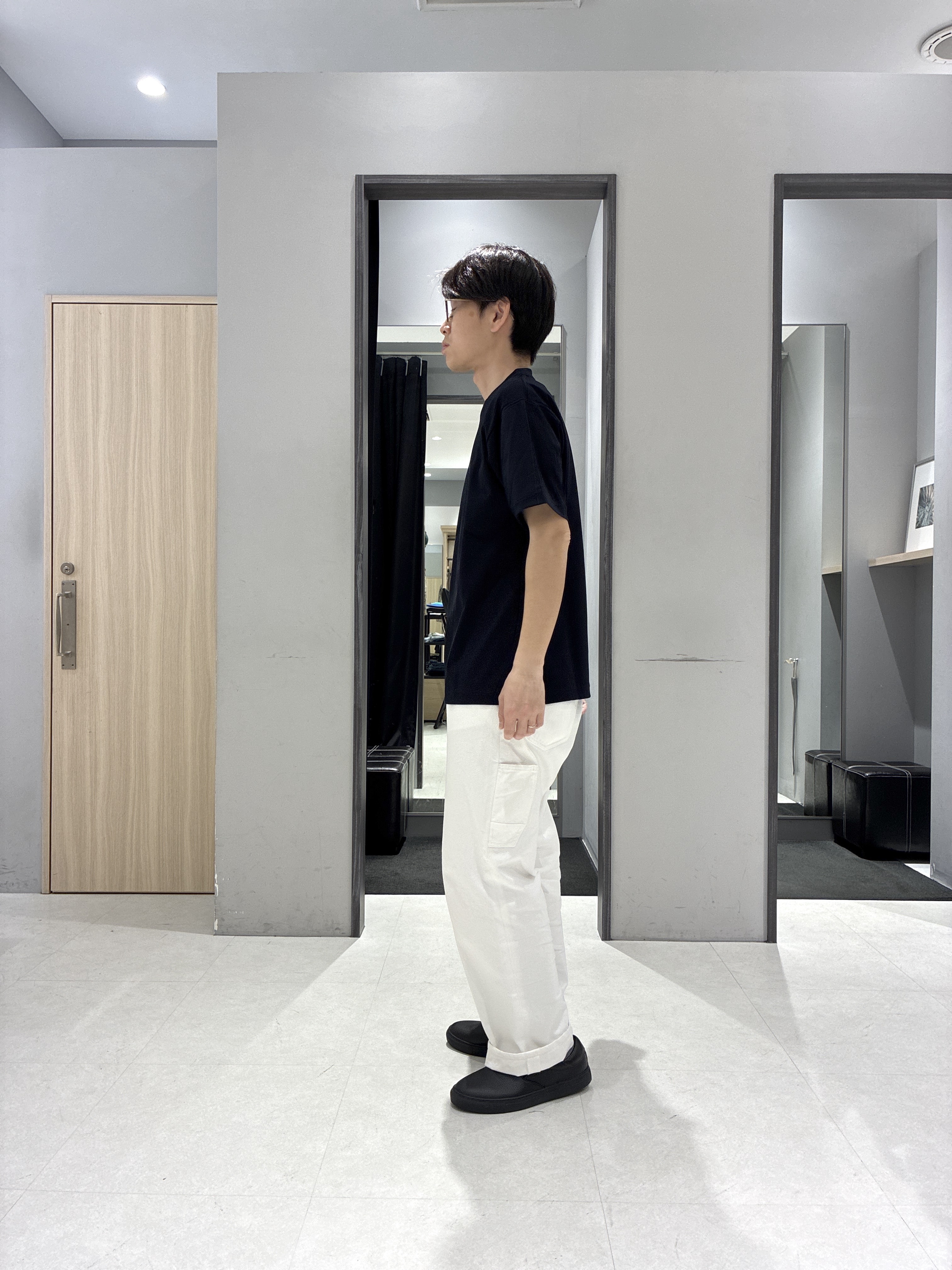 わいずみさんの「TAKEO KIKUCHI｜【接触冷感】ハイブリッド リネン 七分袖シャツ」を使ったコーディネート