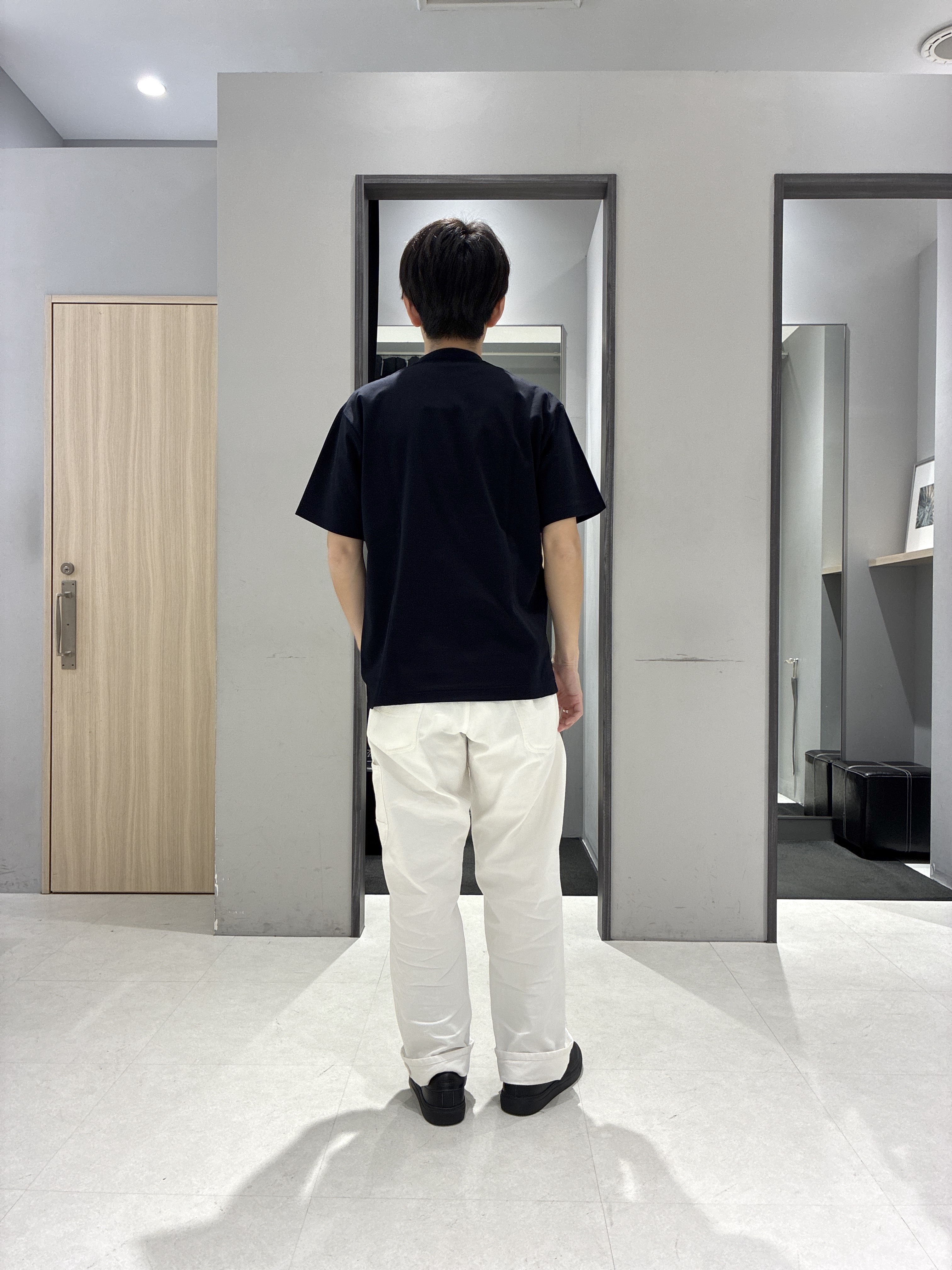 わいずみさんの「TAKEO KIKUCHI｜【接触冷感】ハイブリッド リネン 七分袖シャツ」を使ったコーディネート