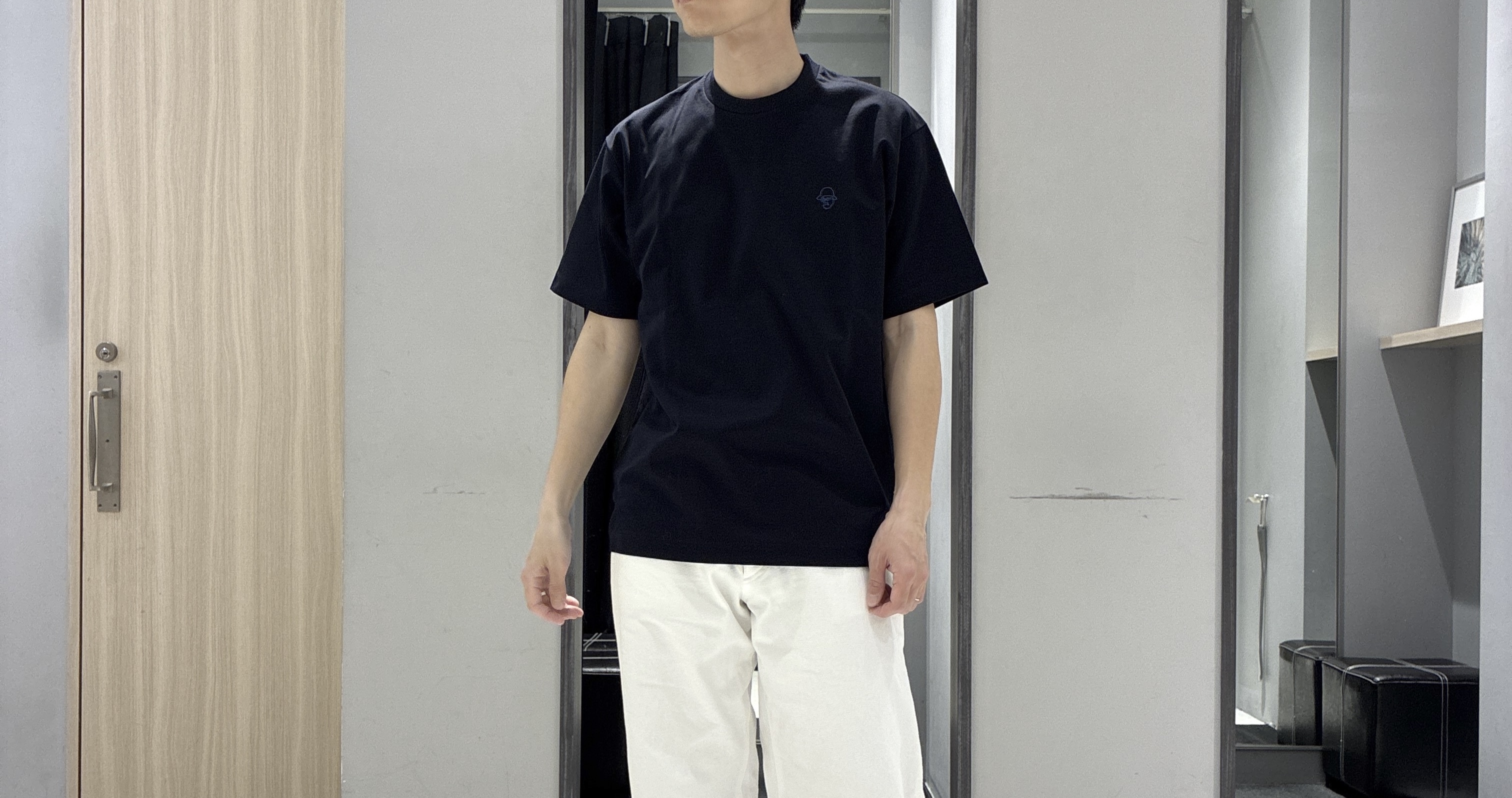 わいずみさんの「TAKEO KIKUCHI｜【接触冷感】ハイブリッド リネン 七分袖シャツ」を使ったコーディネート