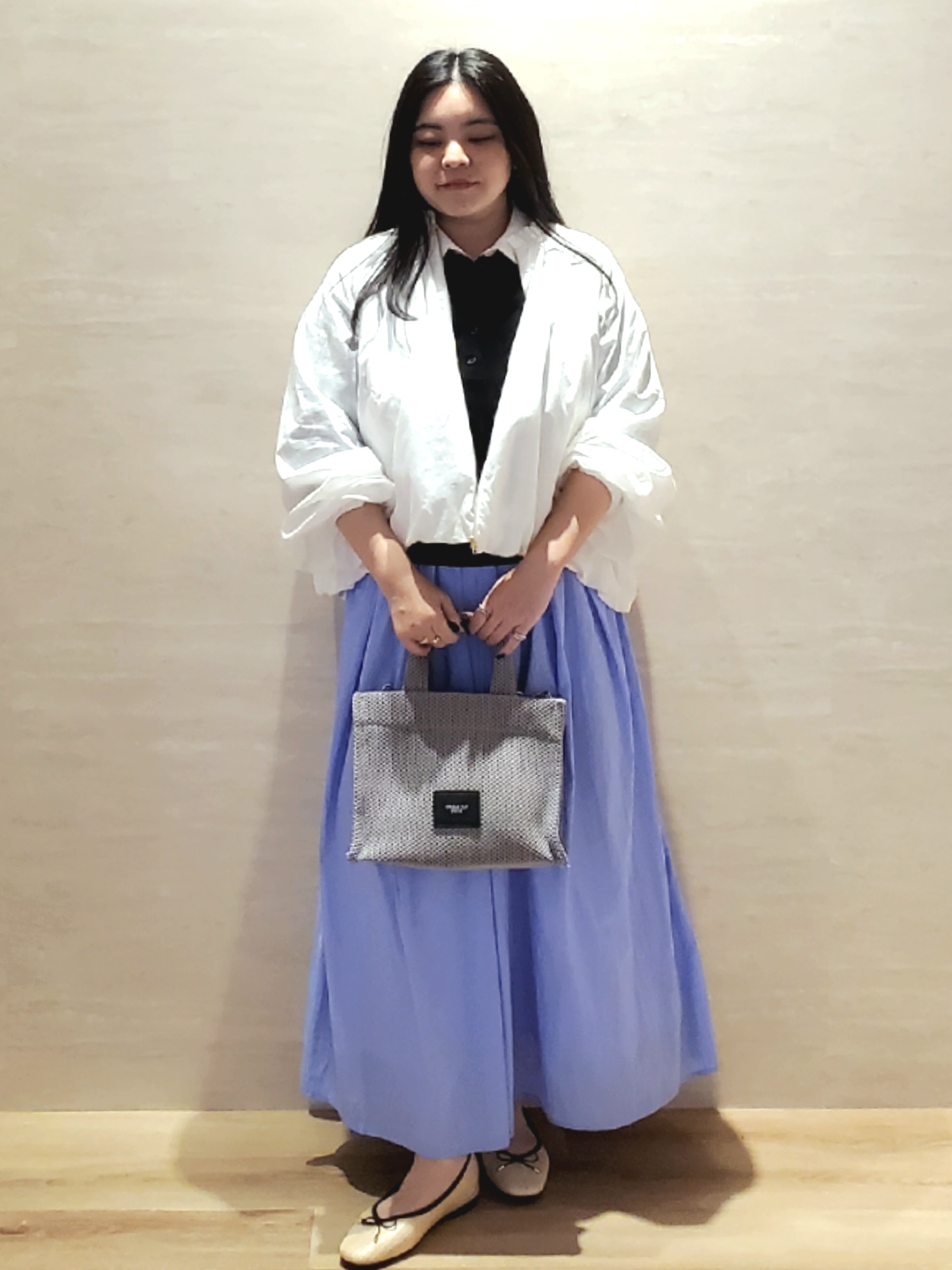 ちぃさんの「OPAQUE.CLIP｜撥水 裾バルーンブルゾン【洗濯機OK】」を使ったコーディネート