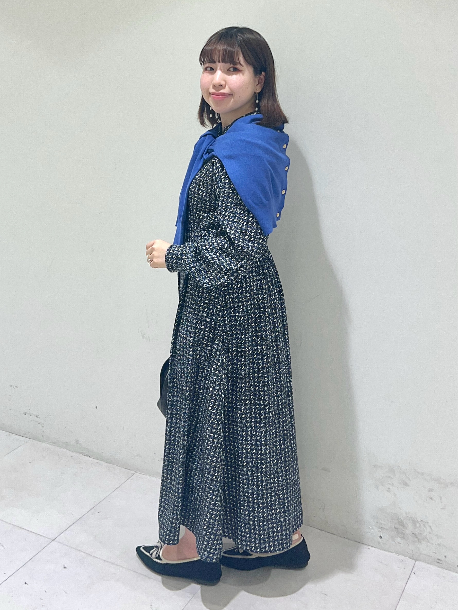 Mitsukiさんの「UNTITLED｜【洗える/きれいめ】クラシカルツイードワンピース」を使ったコーディネート
