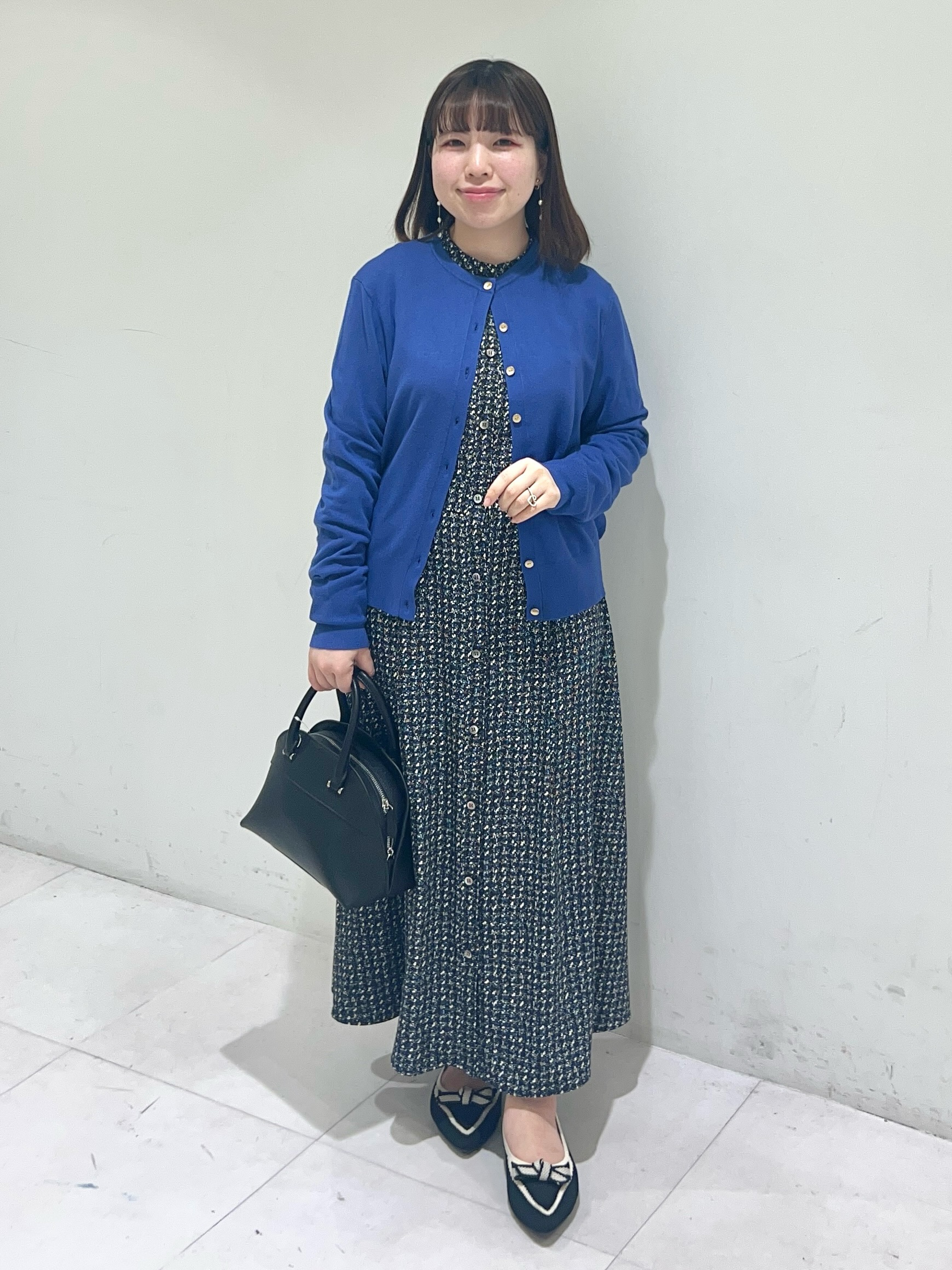 Mitsukiさんの「UNTITLED｜【洗える/きれいめ】クラシカルツイードワンピース」を使ったコーディネート