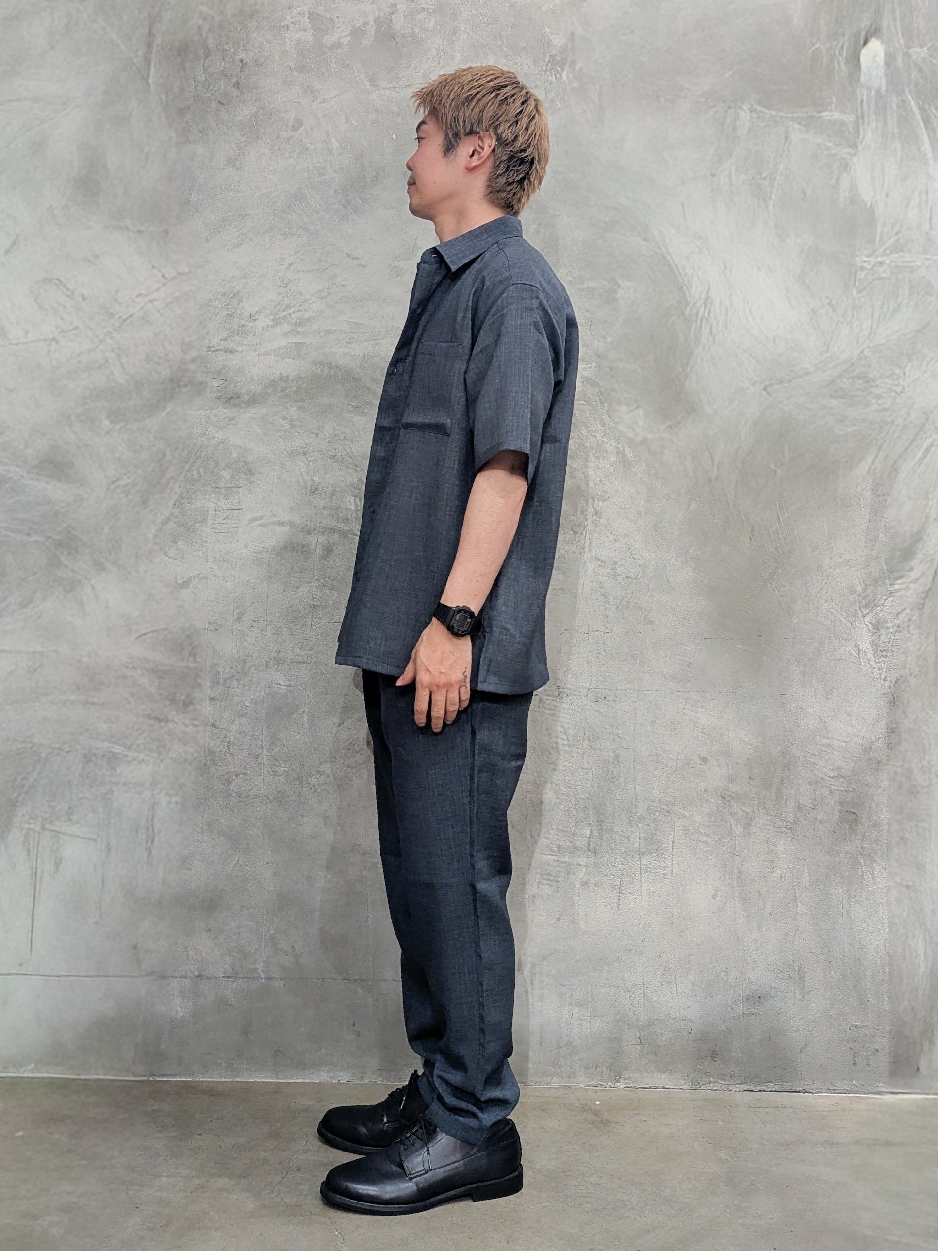 daiさんの「THE SHOP TK｜【LINO FINE】 リネンライク半袖シャツ UVカット／イージーケア／吸水速乾／洗濯機OK／セッ」を使ったコーディネート