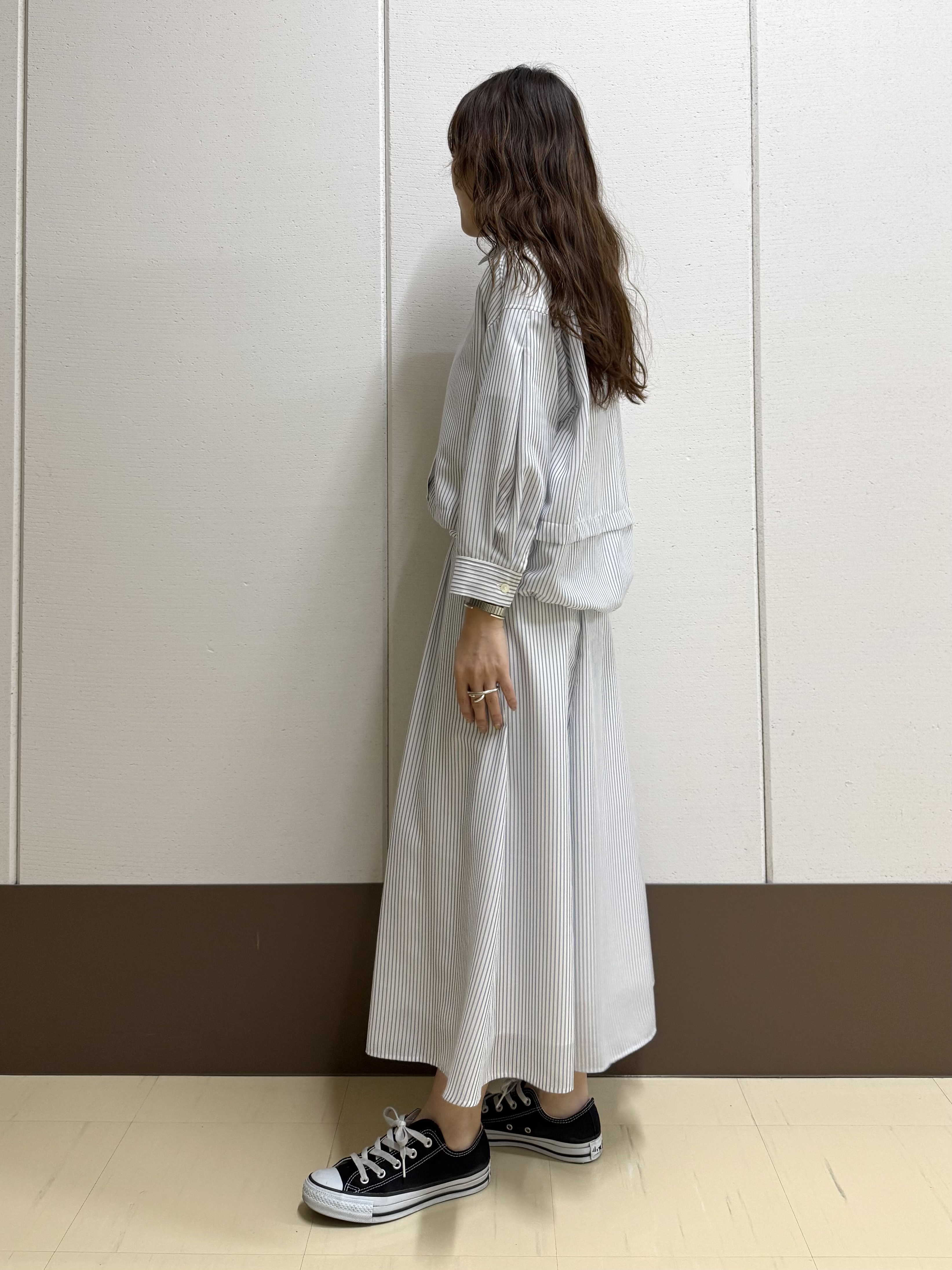 mamiさんの「INDIVI｜【UVケア／選べるグラフィック】スムースジャージTシャツ」を使ったコーディネート