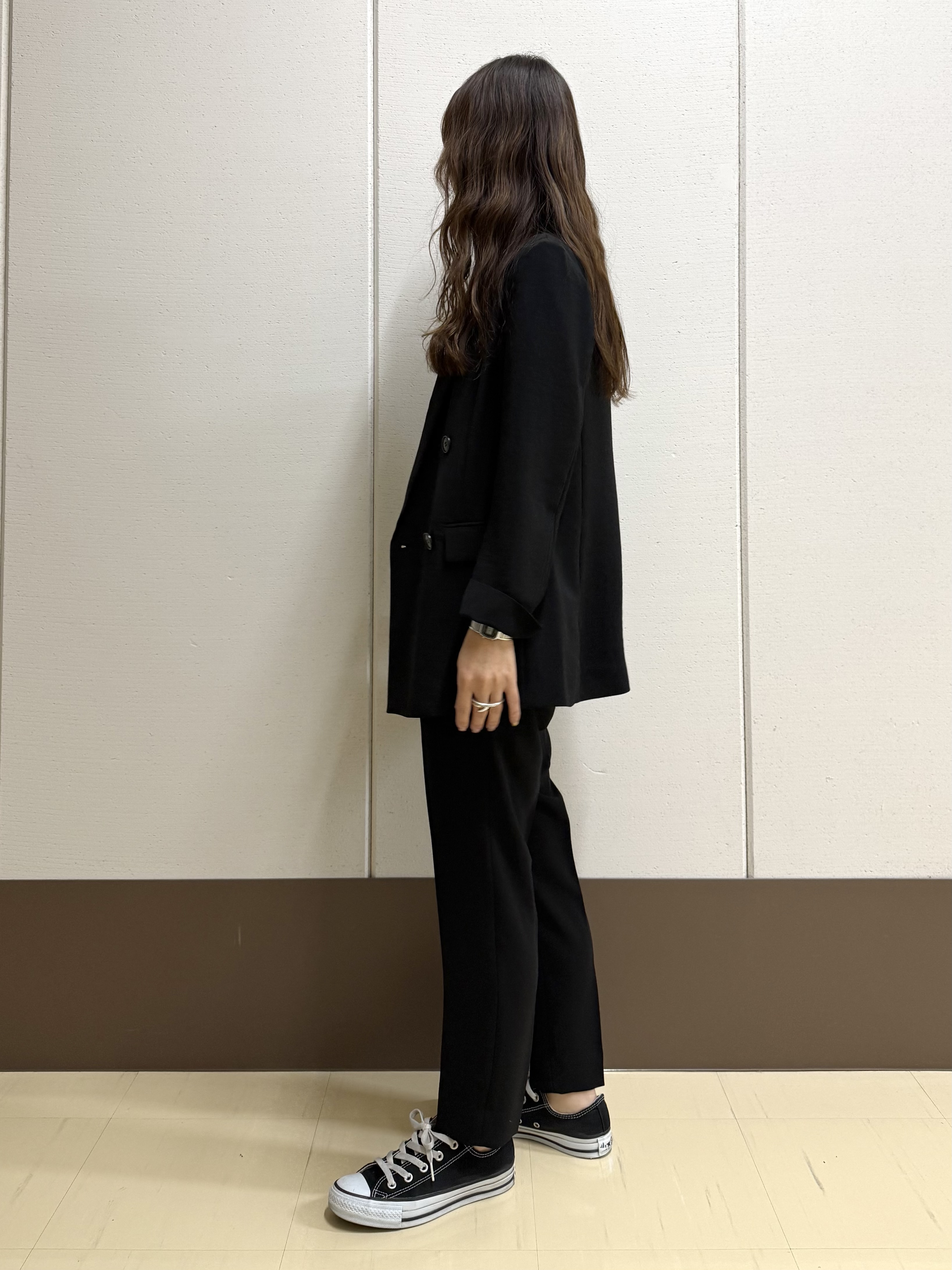 mamiさんの「INDIVI｜【洗える／多機能／SETUP可】着る日傘ダブルジャケット」を使ったコーディネート