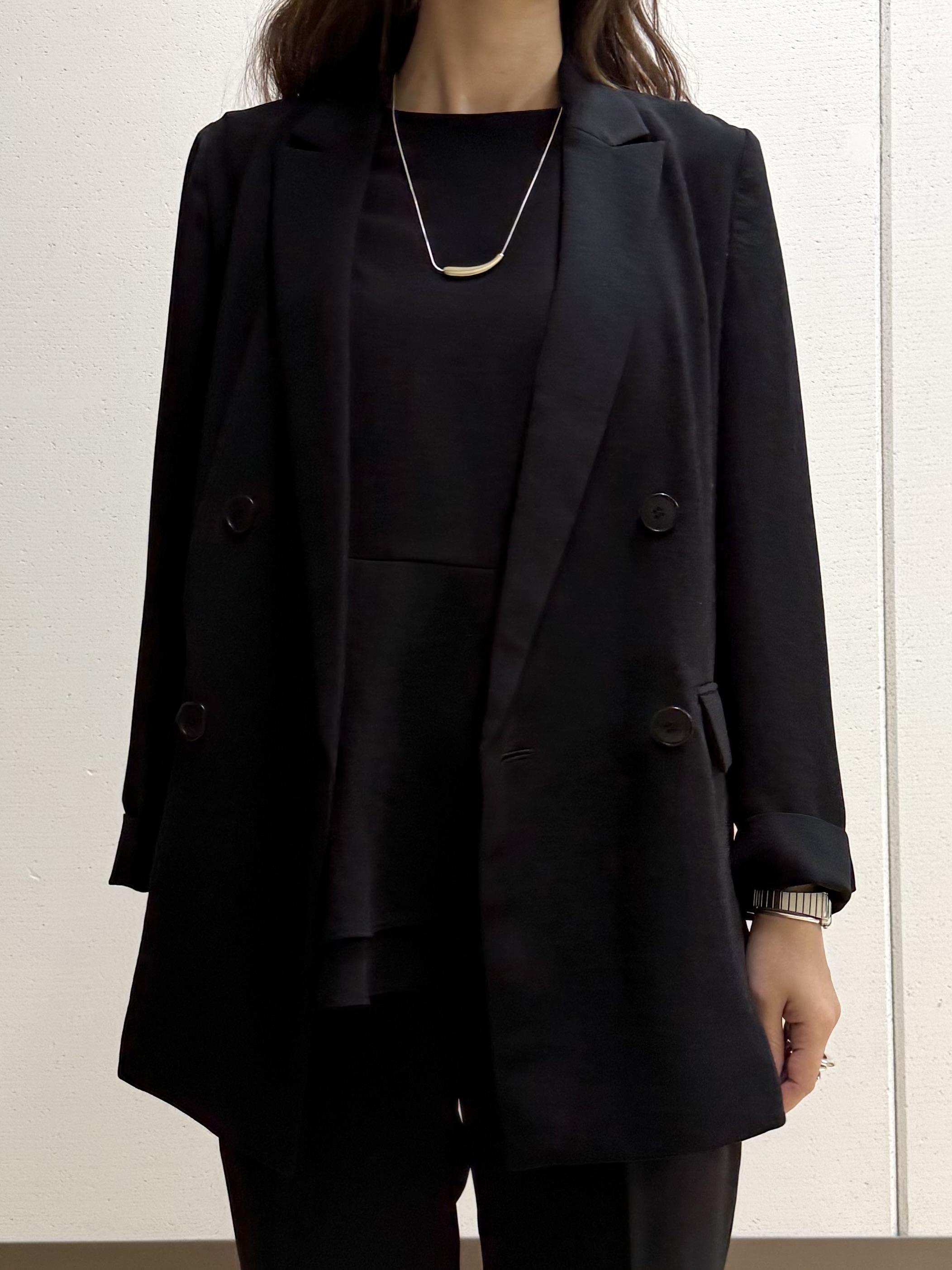mamiさんの「INDIVI｜【洗える／多機能／SETUP可】着る日傘ダブルジャケット」を使ったコーディネート