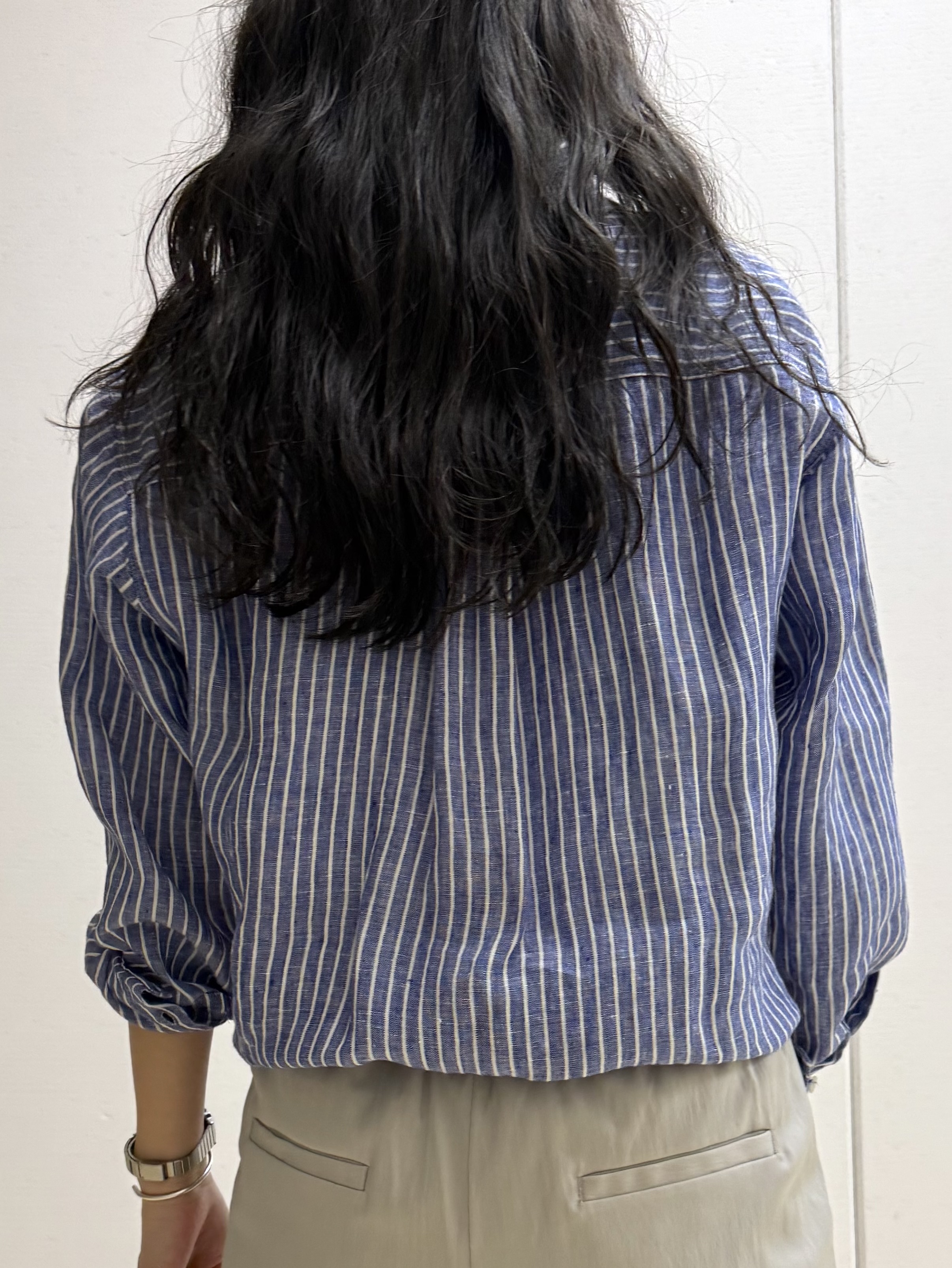 mamiさんの「INDIVI｜【接触冷感／2WAY】カシュクールリネンシャツ」を使ったコーディネート