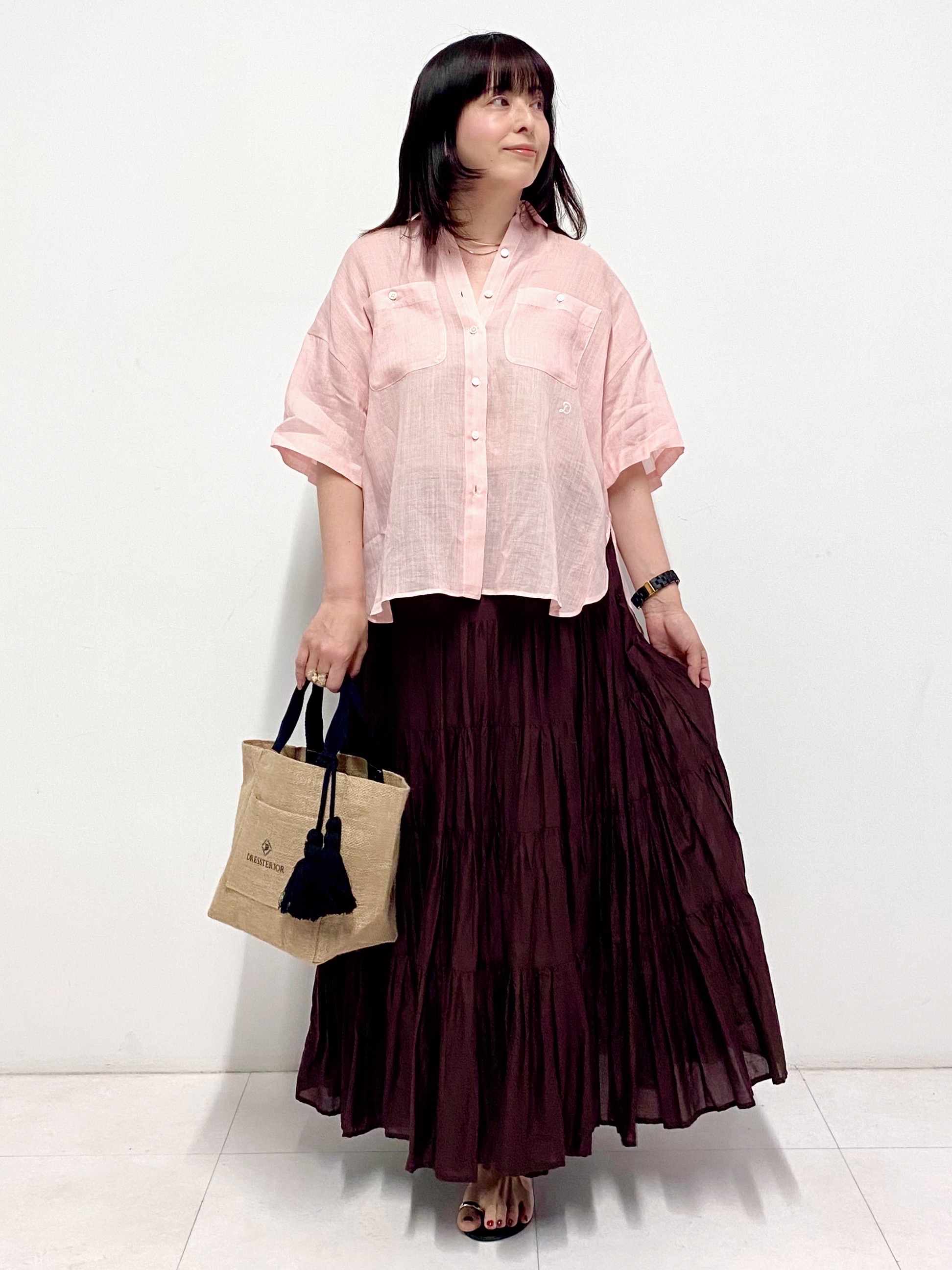 Sawaguchiさんの「DRESSTERIOR｜ピュアラミー シャツ」を使ったコーディネート