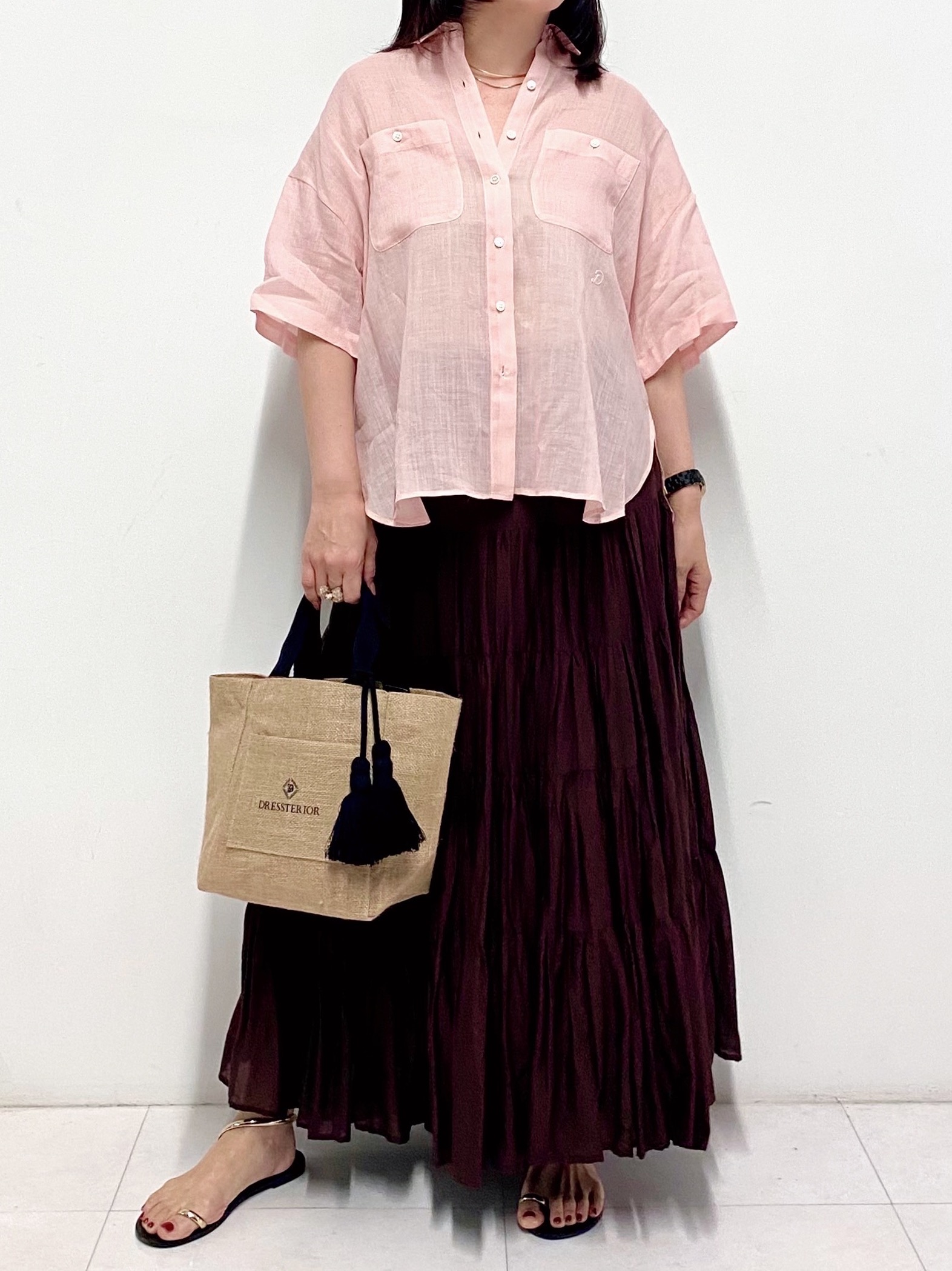 Sawaguchiさんの「DRESSTERIOR｜ピュアラミー シャツ」を使ったコーディネート