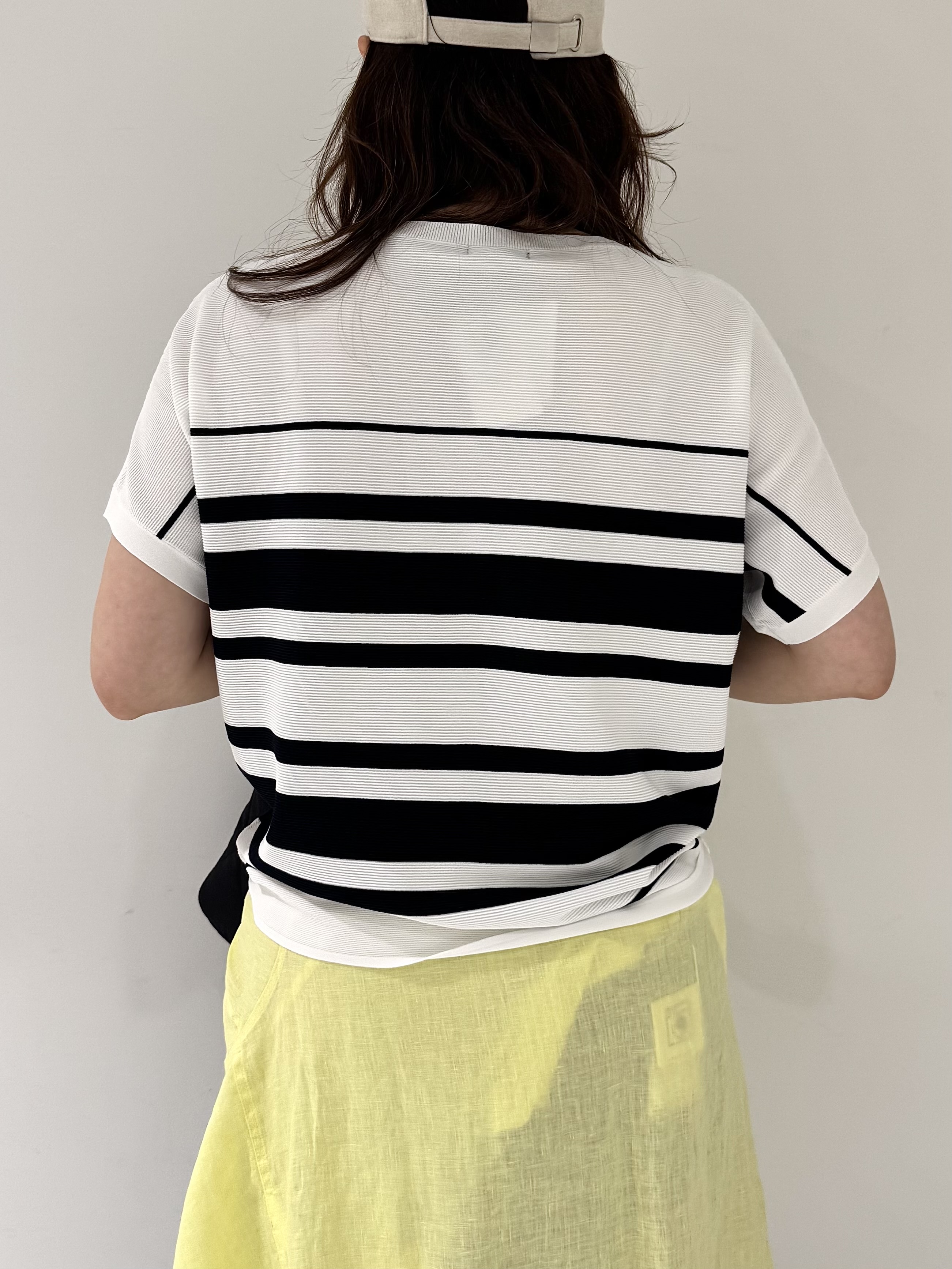 そんさんの「INDIVI｜【接触冷感／2WAY】カシュクールリネンシャツ」を使ったコーディネート