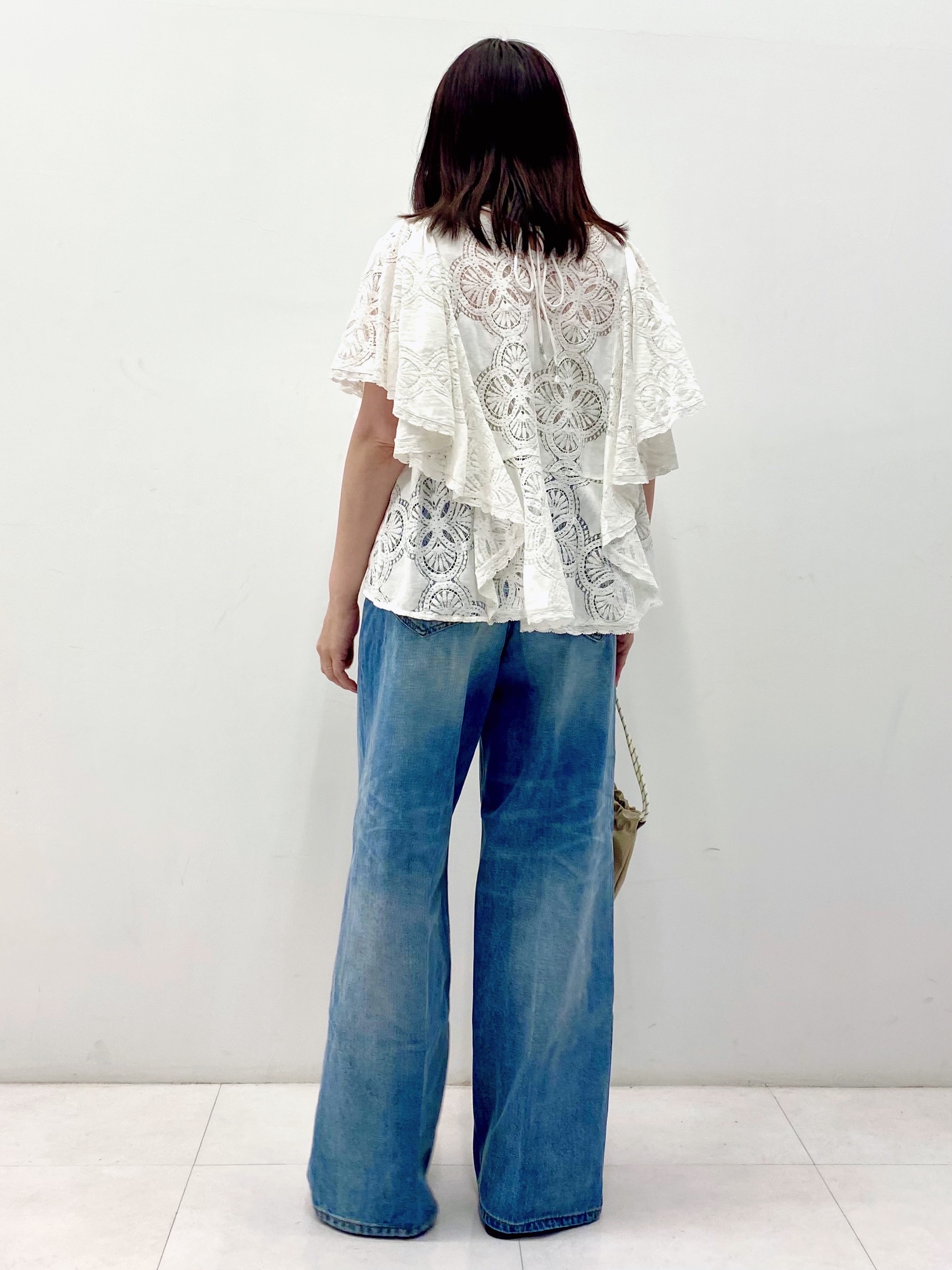 Sawaguchiさんの「DRESSTERIOR｜ラッセルレース ブラウス」を使ったコーディネート