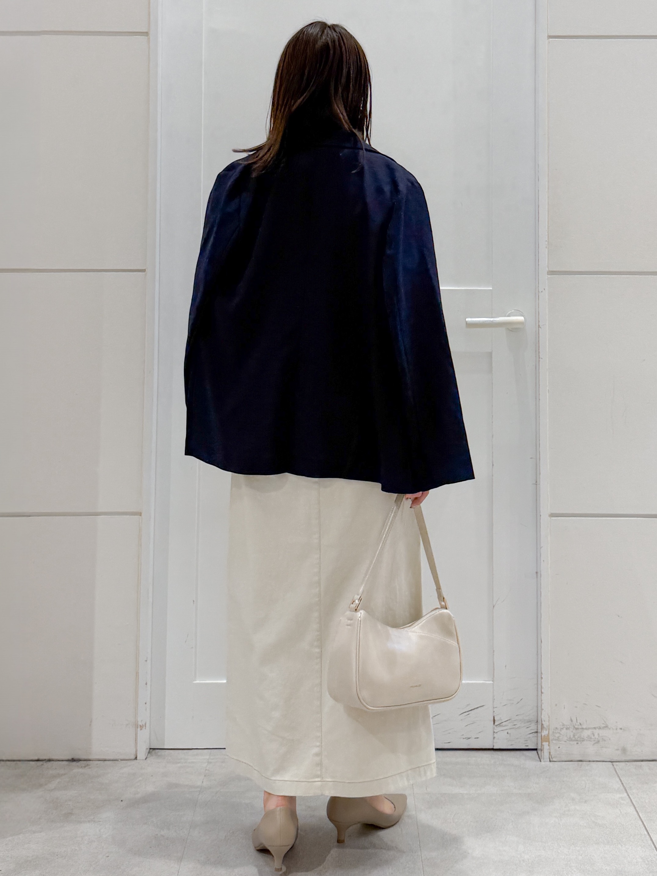 yuka.aさんの「OPAQUE.CLIP｜【UV／接触冷感】ダブルブレストジャケット《防シワ加工／洗える》」を使ったコーディネート