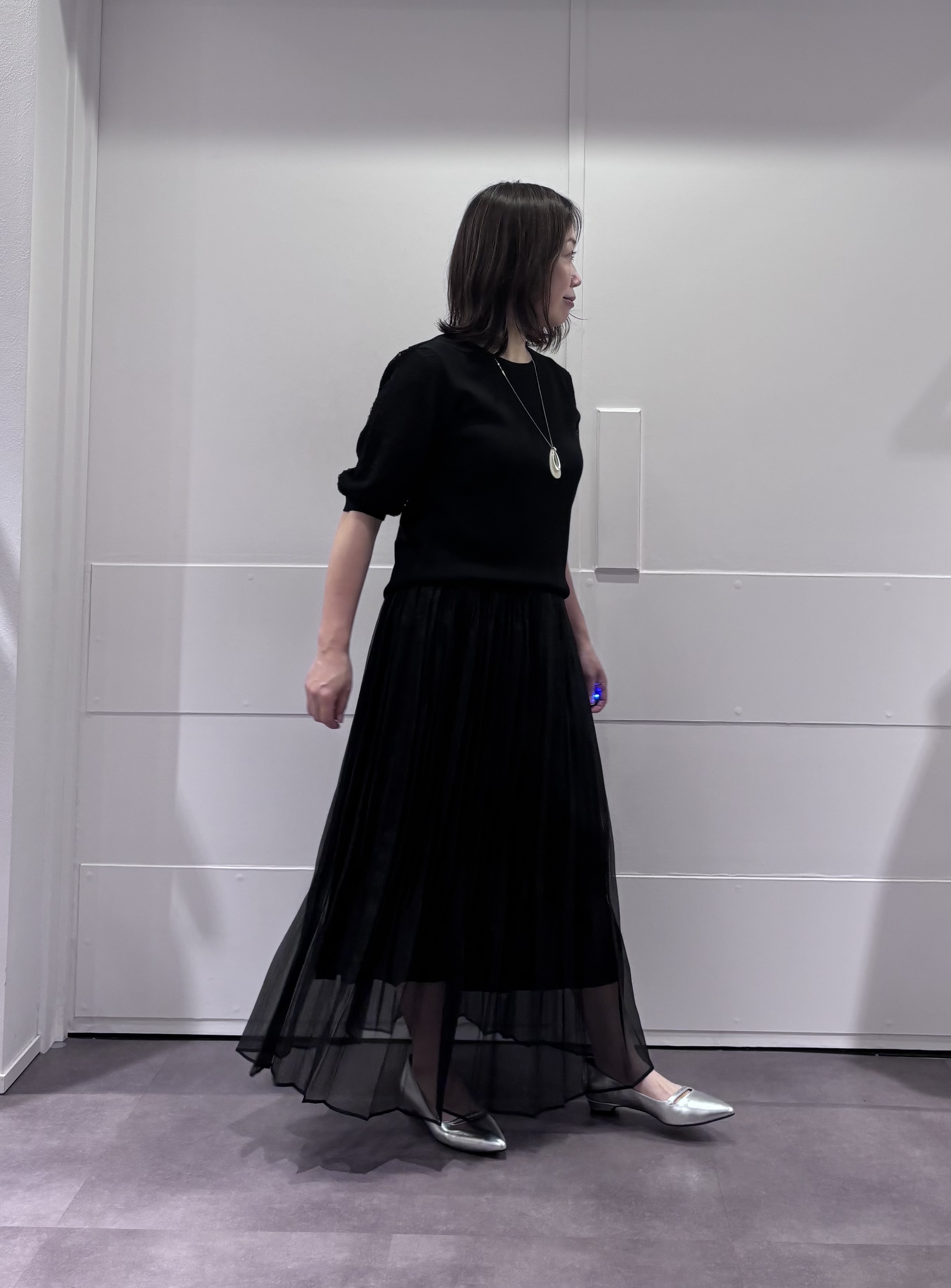 TOKOさんの「UNTITLED｜【洗える】エレガンススリーブニット」を使ったコーディネート