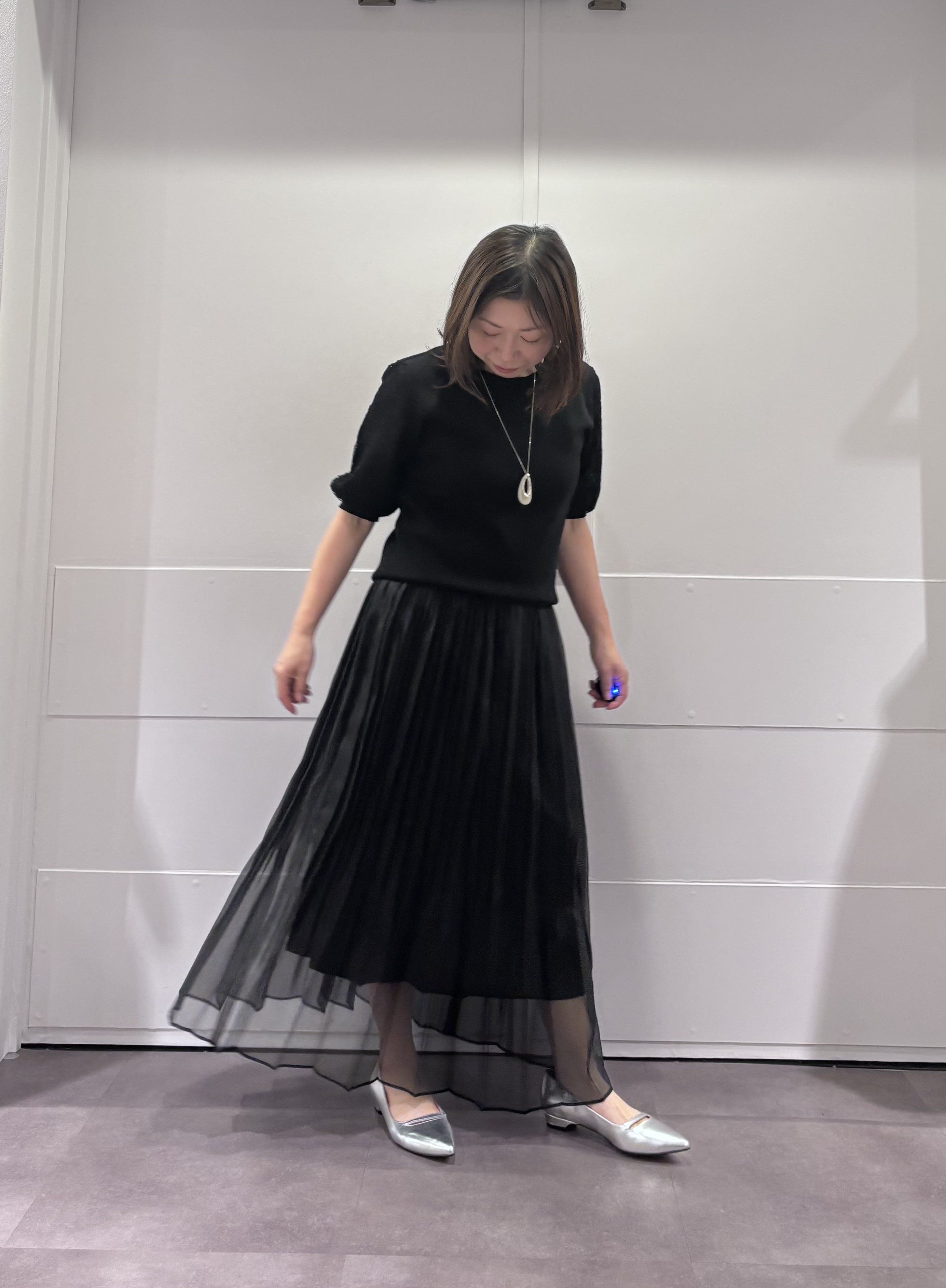 TOKOさんの「UNTITLED｜【洗える】エレガンススリーブニット」を使ったコーディネート