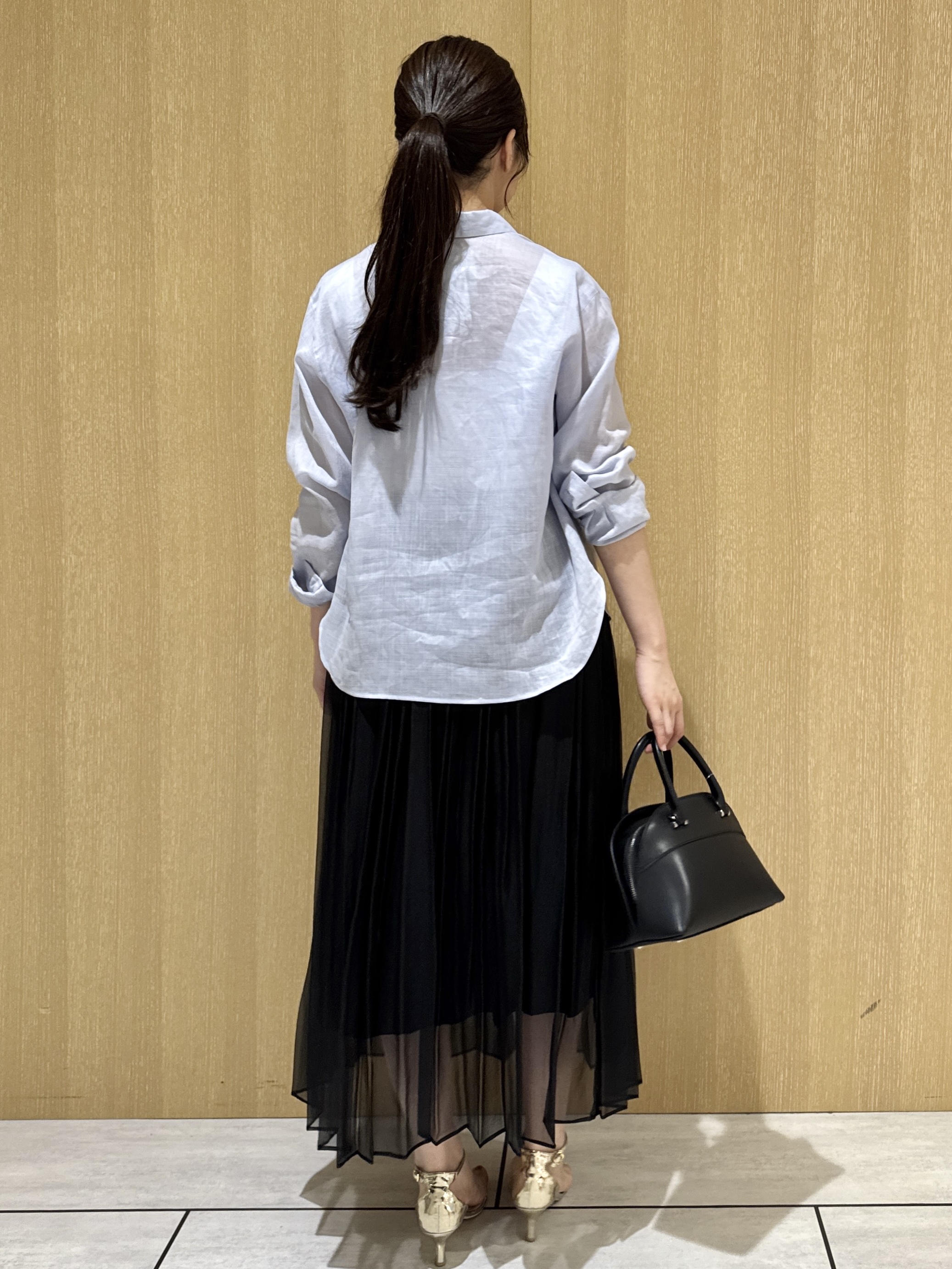 nanaさんの「UNTITLED｜【古畑星夏さん着用/接触冷感】ドライタッチシャツ」を使ったコーディネート