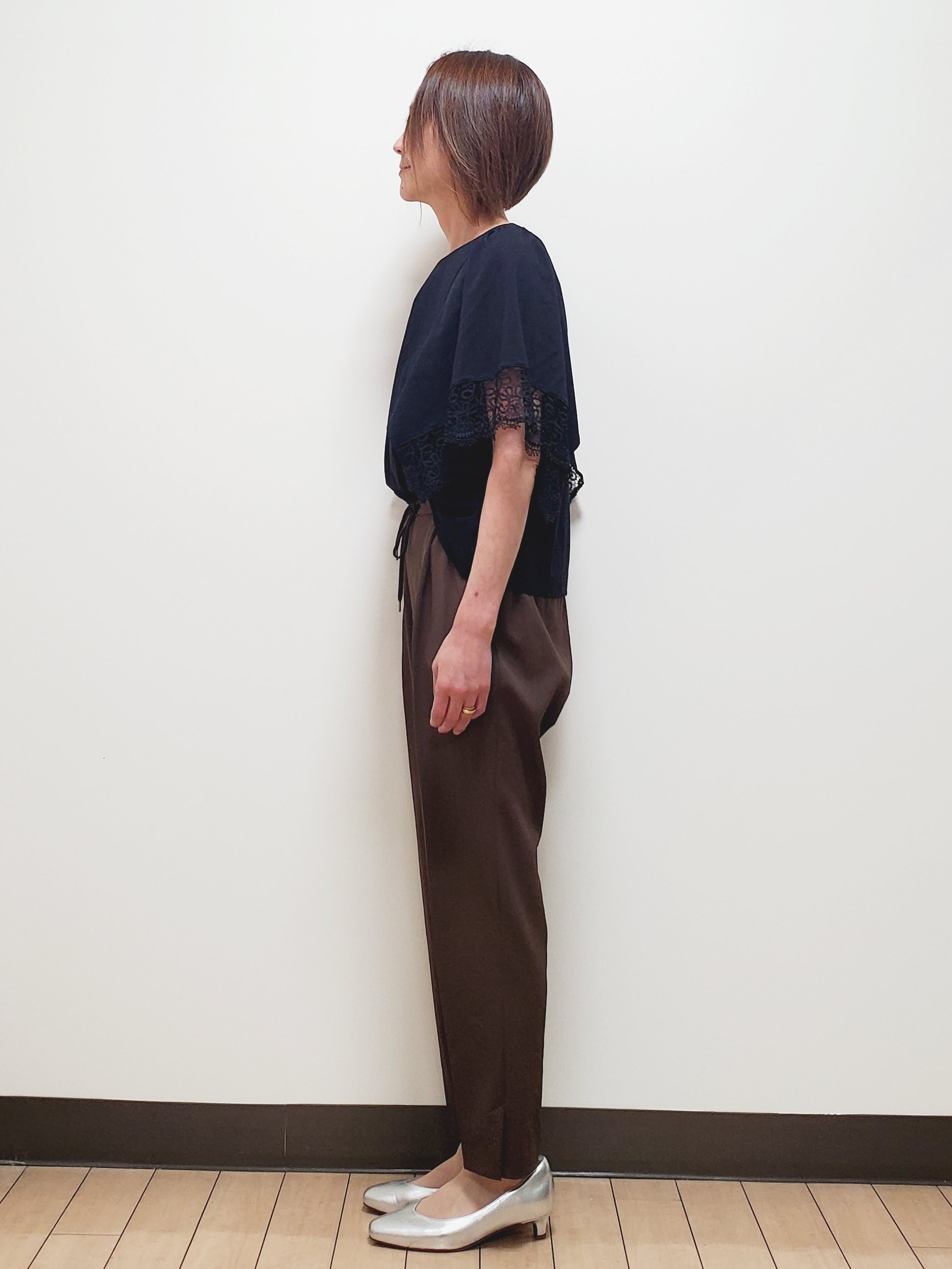 yuuさんの「Reflect｜【UVカット／接触冷感】レーススリーブジャージカットソー」を使ったコーディネート