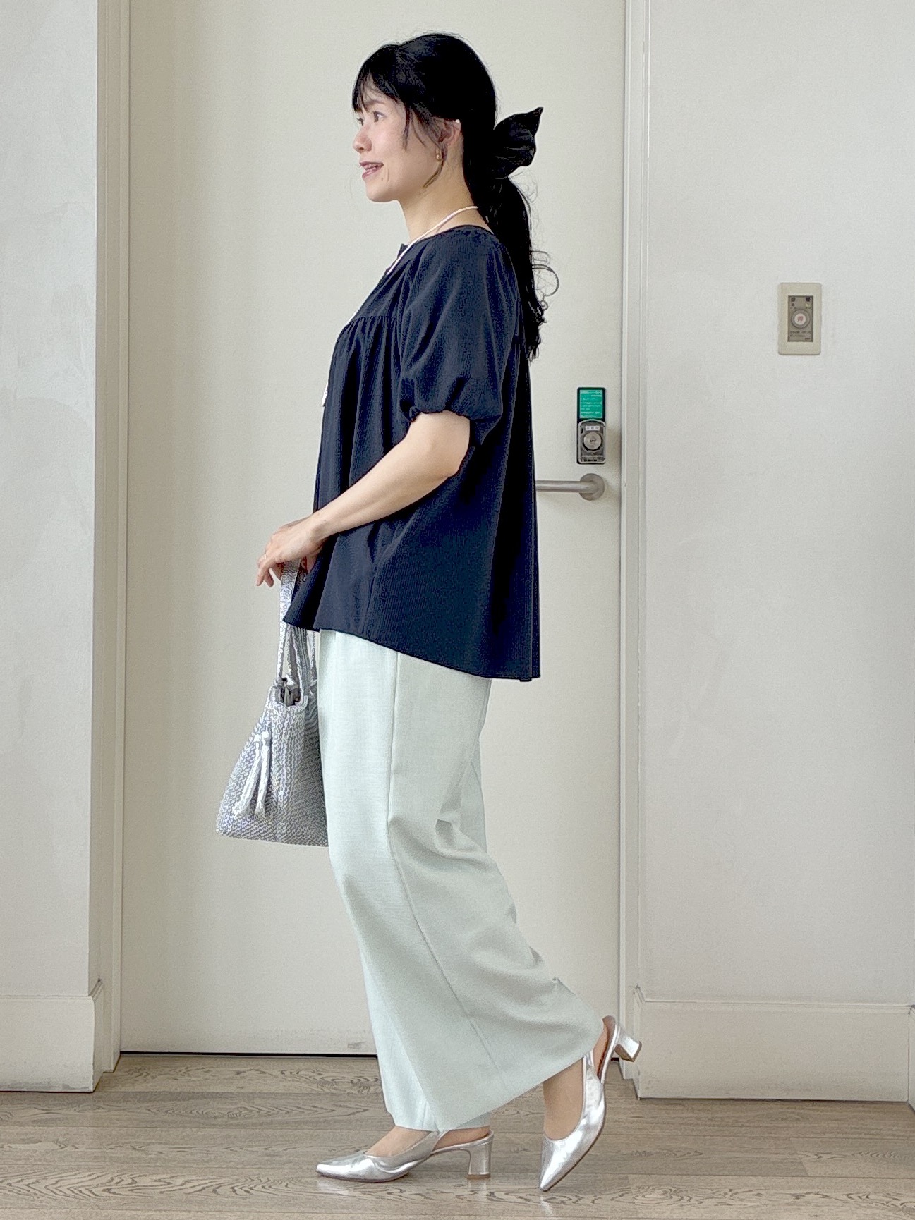  beni_gingerさんの「Reflect｜ギャザーデザインブラウス」を使ったコーディネート