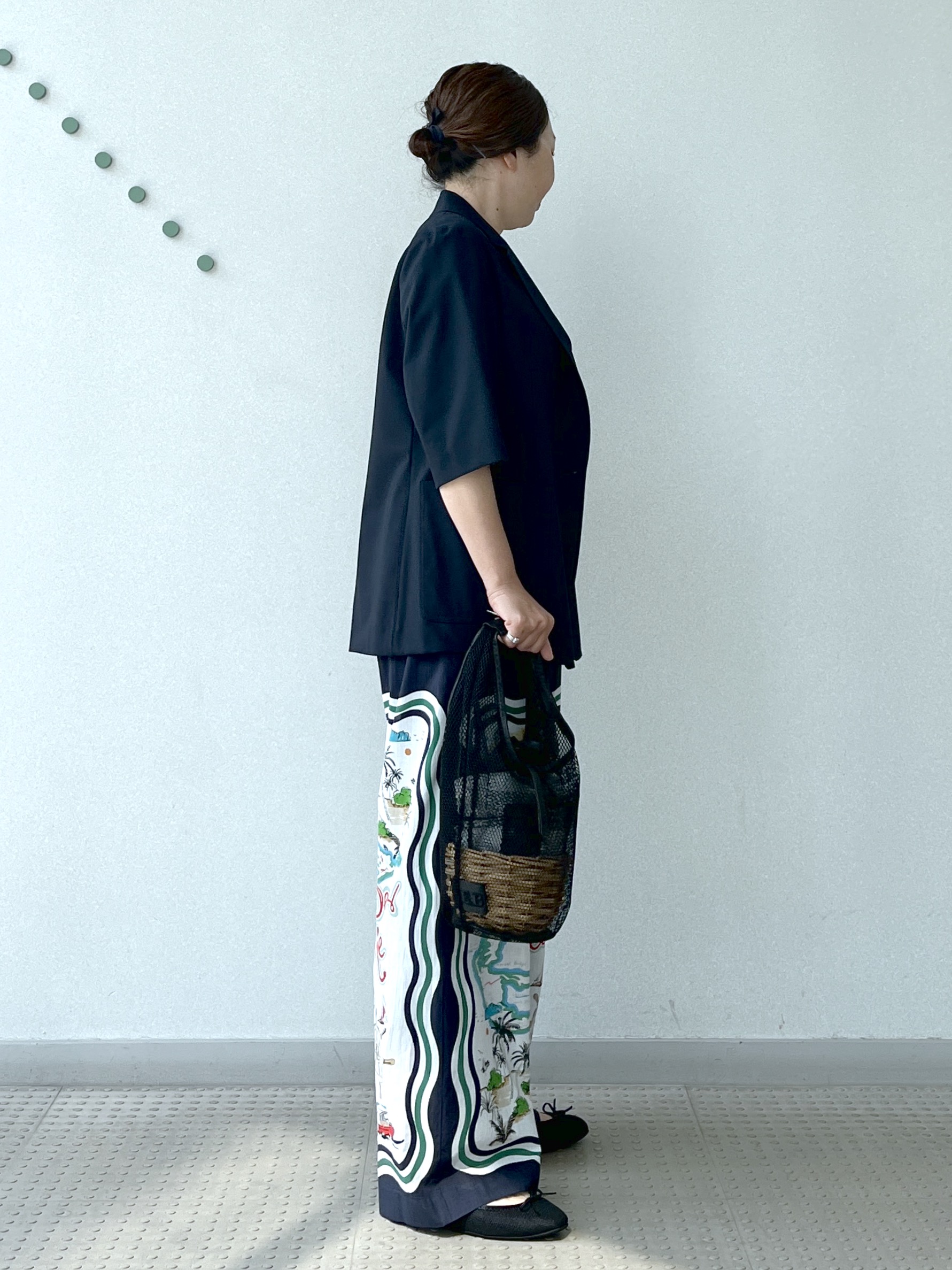 Soeさんの「DRESSTERIOR｜【接触冷感/セットアップ可】 2WAYストレッチスリークオータージャケット」を使ったコーディネート