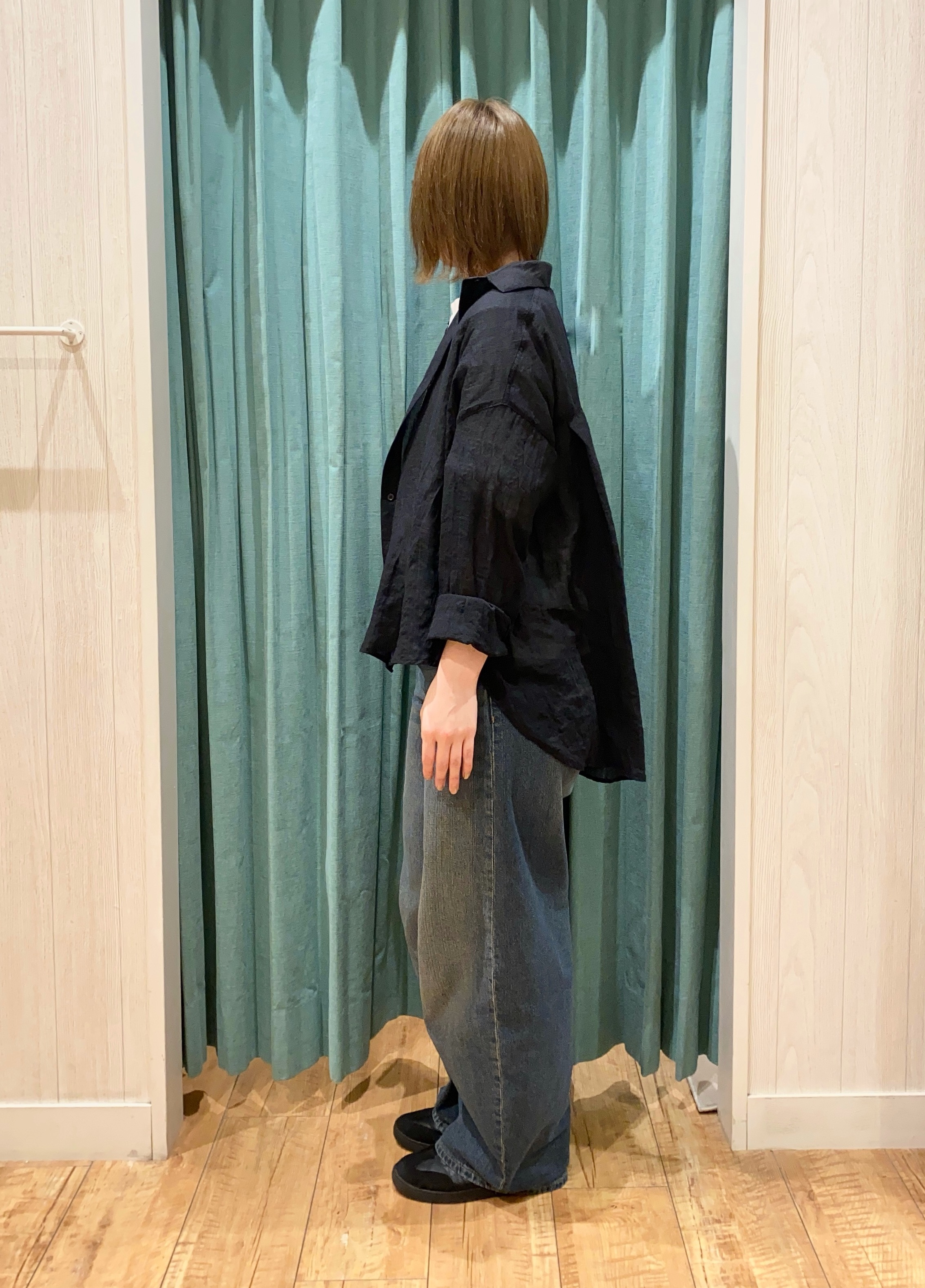 yuuさんの「SHOO･LA･RUE｜【体型カバー】ふんわり質感 やわらかこなれシアーシャツ」を使ったコーディネート
