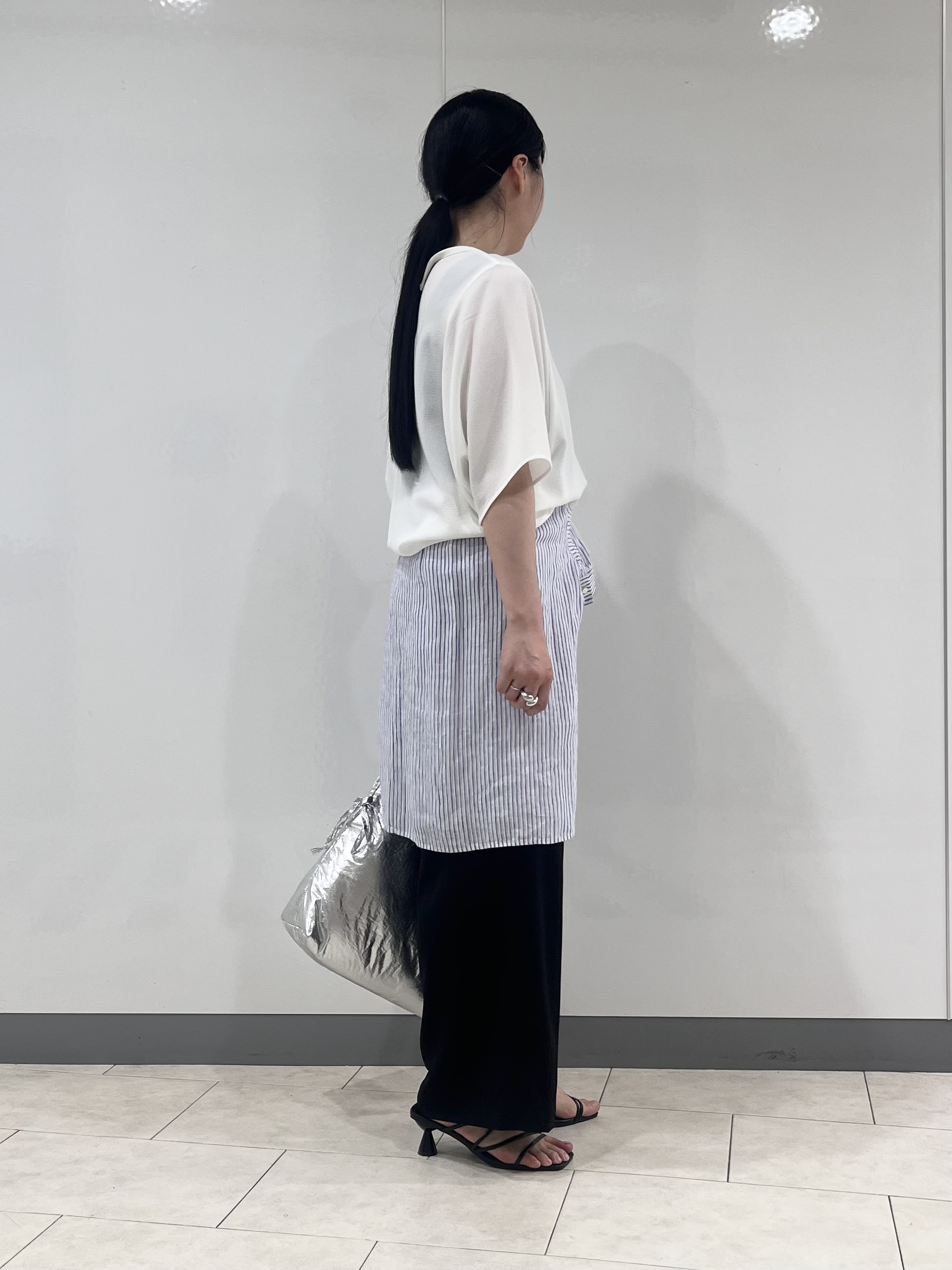 hasuさんの「INDIVI｜【洗える／2WAY／裾ドロスト付き】 ドルマンスリーブチュニックトップス」を使ったコーディネート
