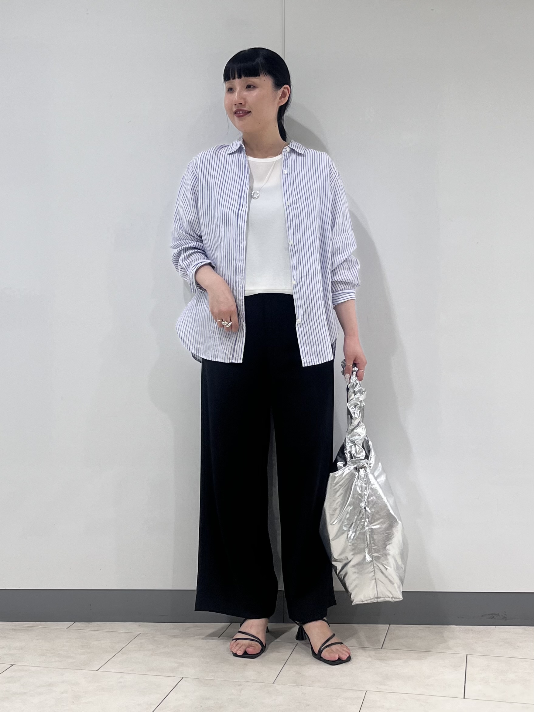 hasuさんの「INDIVI｜【洗える／2WAY／裾ドロスト付き】 ドルマンスリーブチュニックトップス」を使ったコーディネート