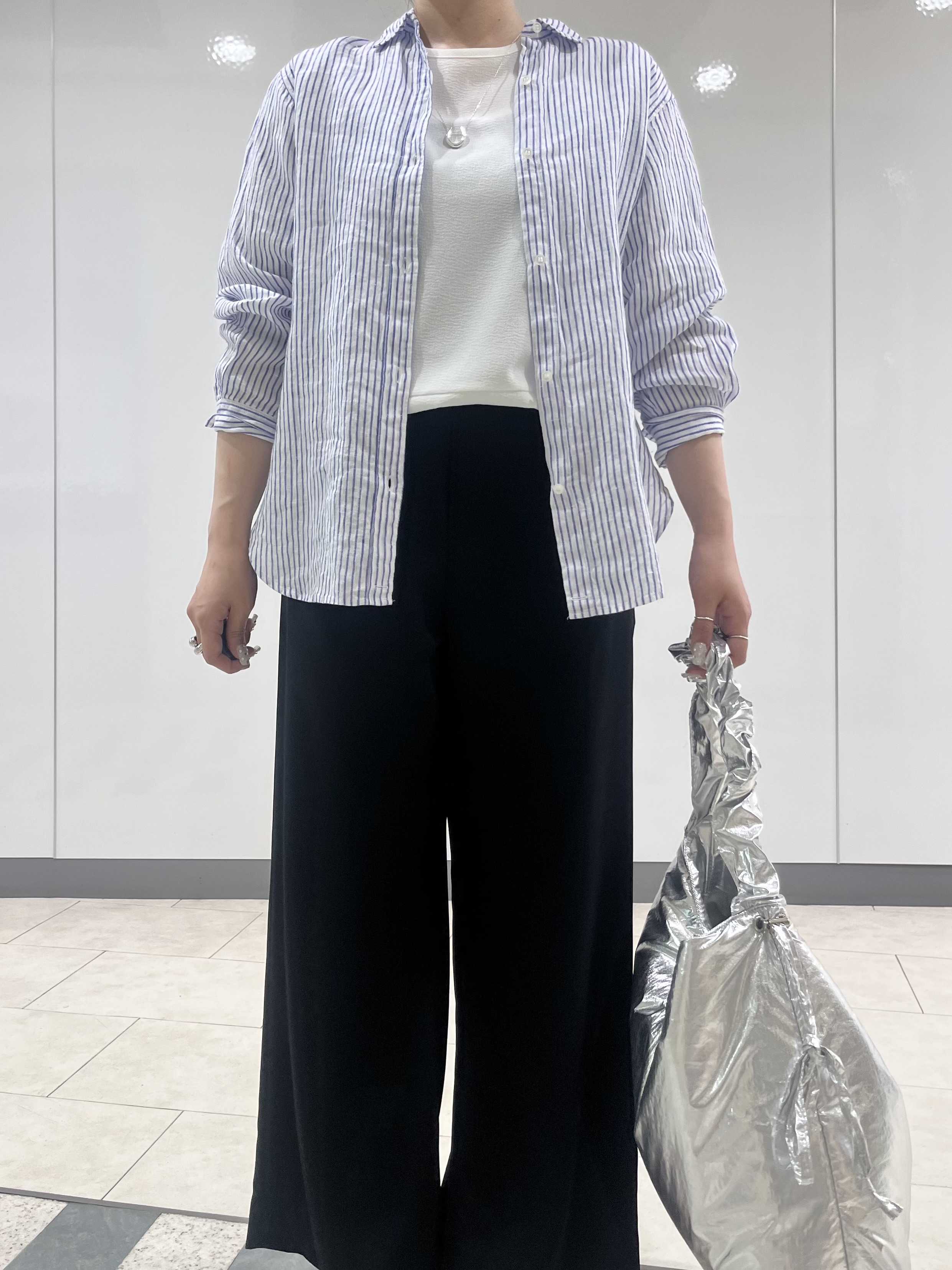hasuさんの「INDIVI｜【洗える／2WAY／裾ドロスト付き】 ドルマンスリーブチュニックトップス」を使ったコーディネート