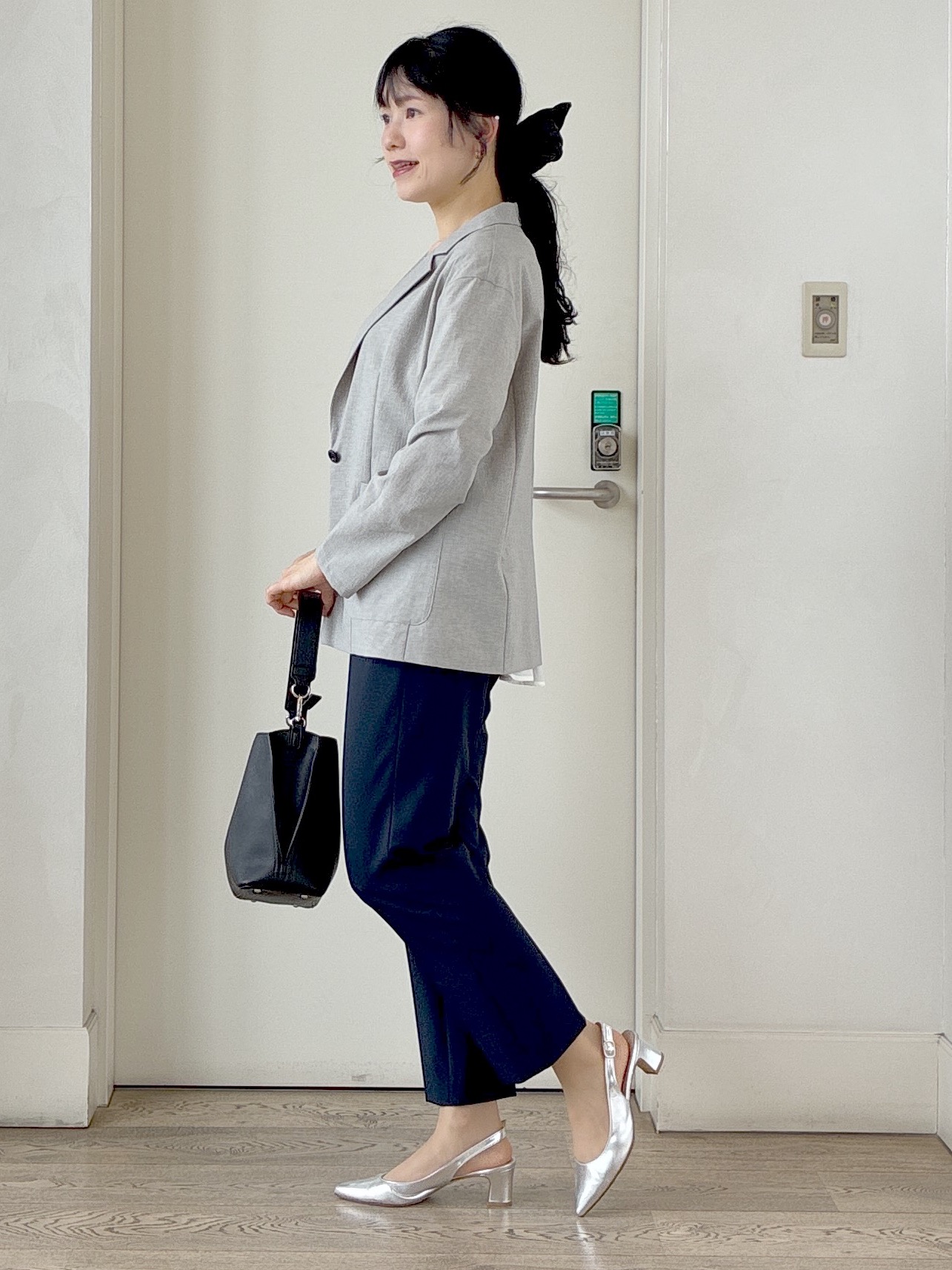  beni_gingerさんの「Reflect｜【SS-4Lサイズ／接触冷感／シワになりにくい】リラクシーテーラードジャケット」を使ったコーディネート