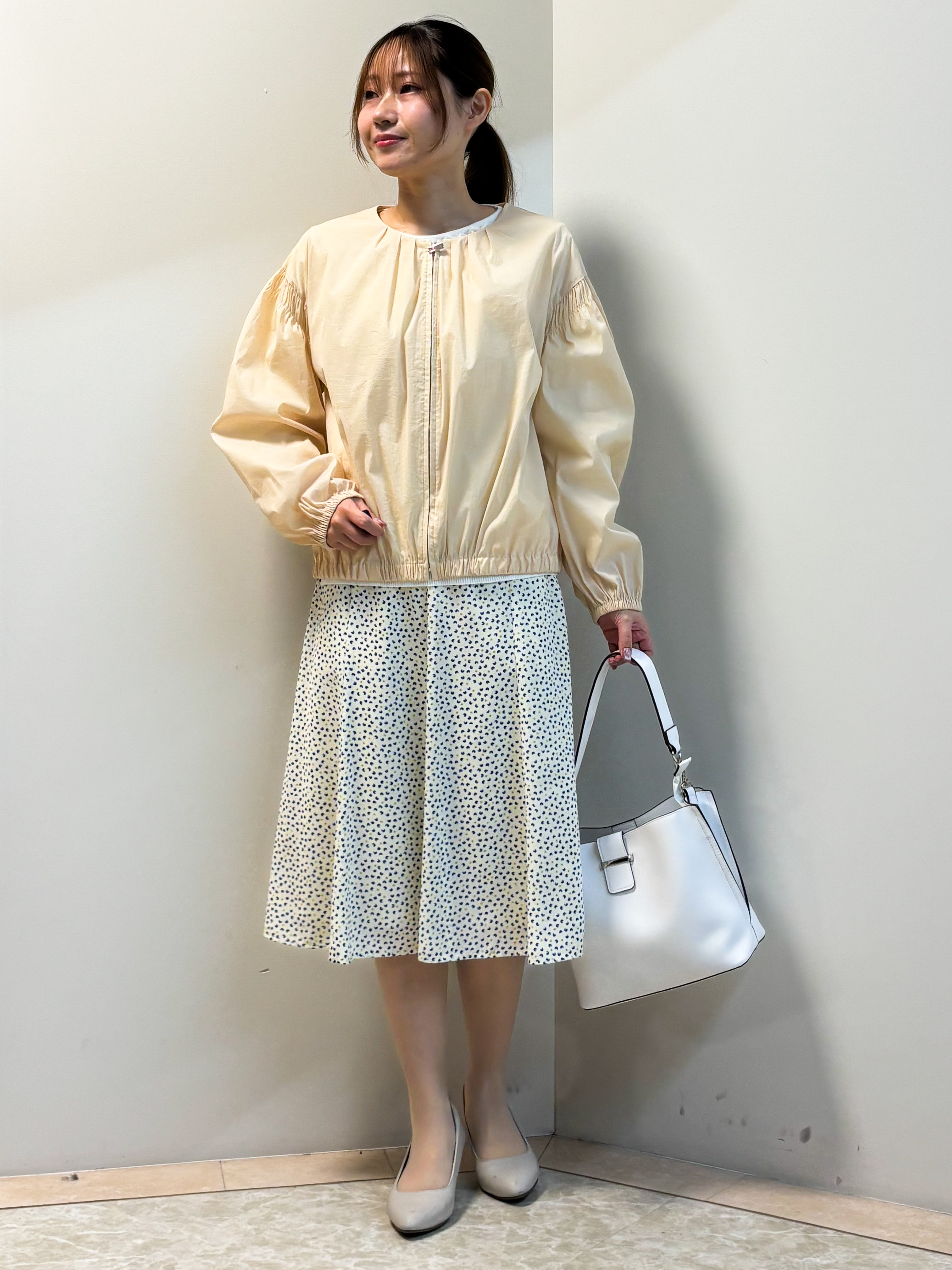 Sawaさんの「Reflect｜フロントファスナーシアーブルゾン」を使ったコーディネート