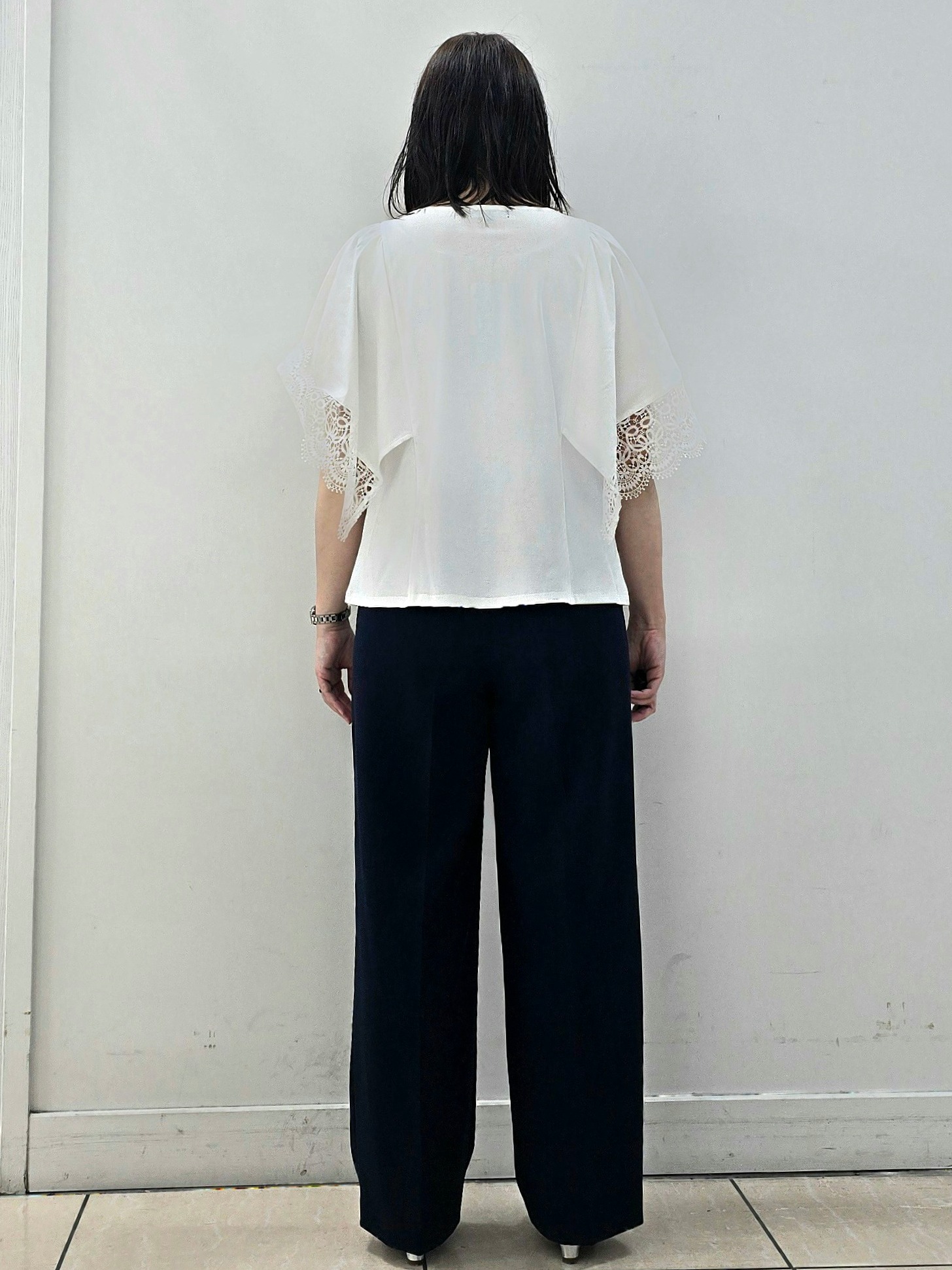 fkeさんの「Reflect｜【UVカット／接触冷感】レーススリーブジャージカットソー」を使ったコーディネート