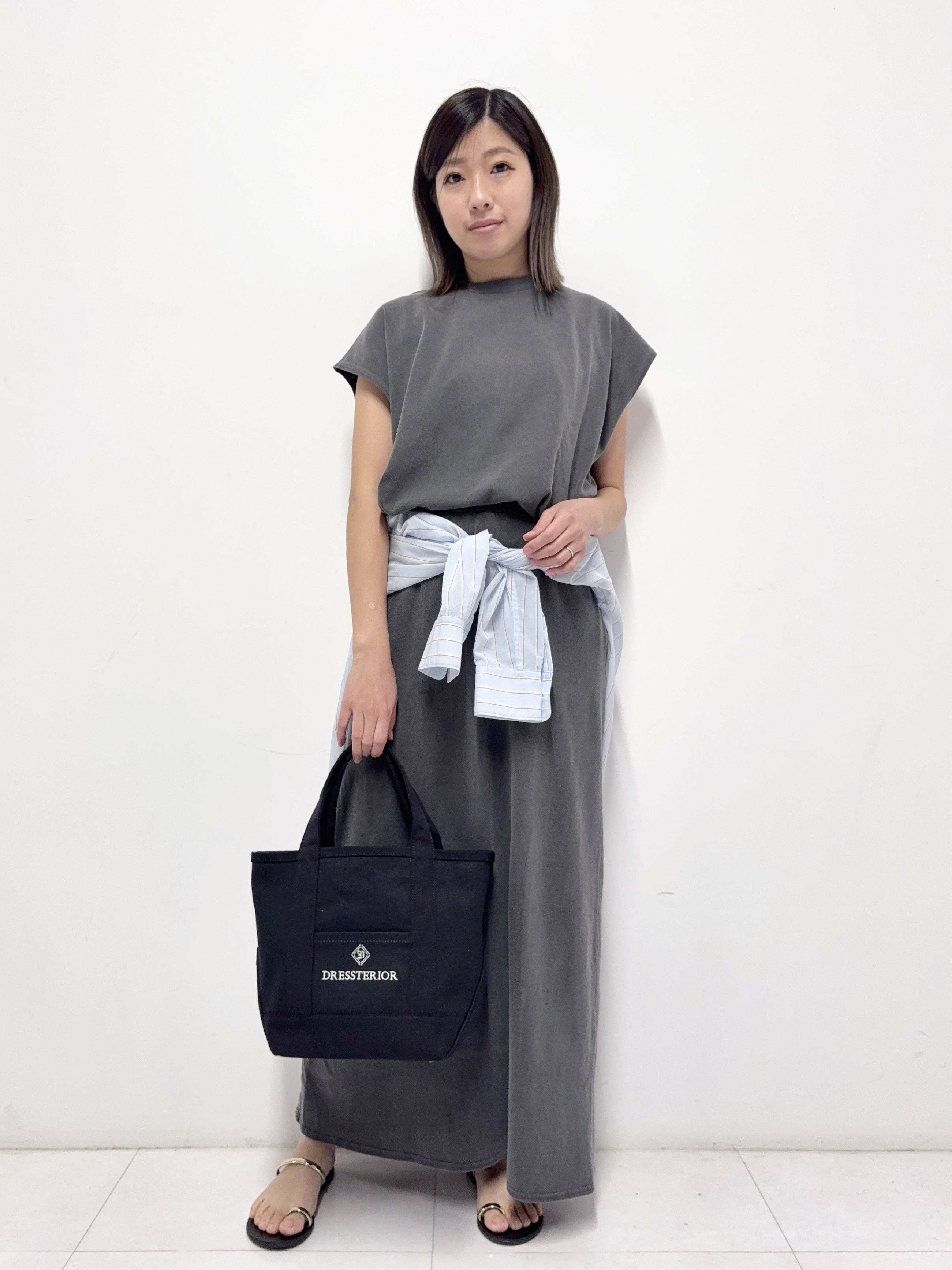Nishijimaさんの「DRESSTERIOR｜STAR＆STRIPE（スターアンドストライプ）フレンチスリーブトップス」を使ったコーディネート