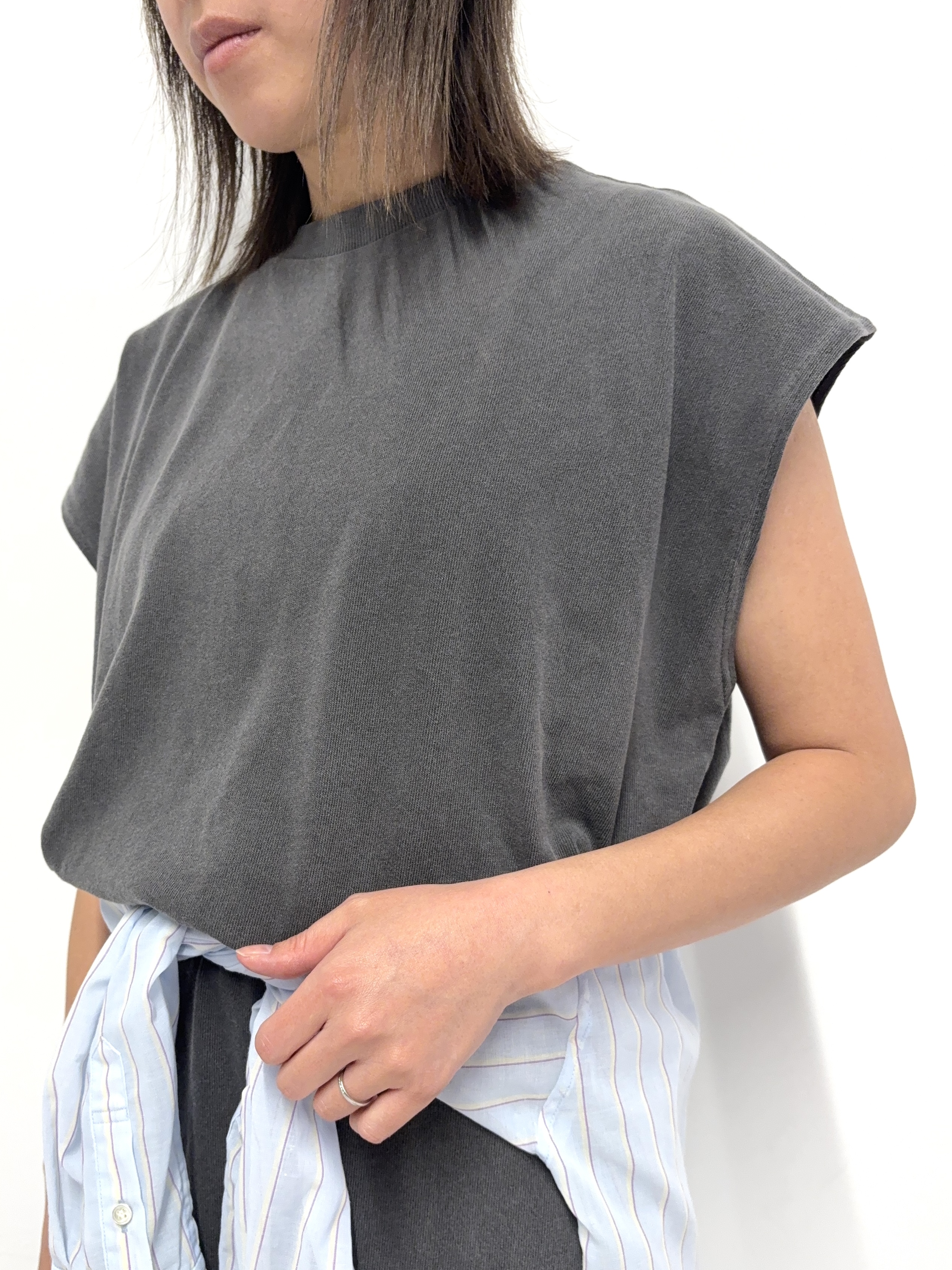 Nishijimaさんの「DRESSTERIOR｜STAR＆STRIPE（スターアンドストライプ）フレンチスリーブトップス」を使ったコーディネート
