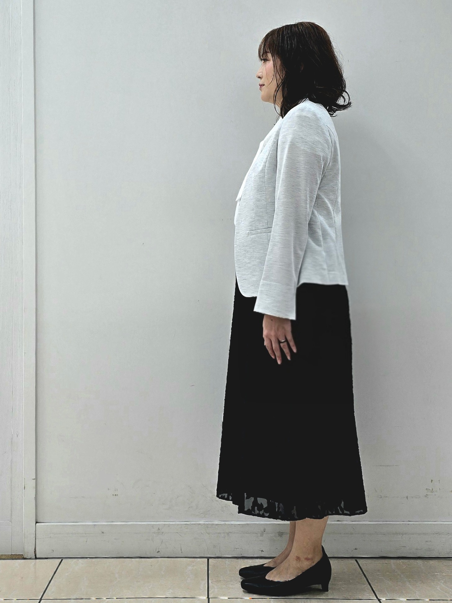 fkeさんの「Reflect｜【SS-4Lサイズ／UVカット／接触冷感】匠ジャケット／ノーカラー」を使ったコーディネート