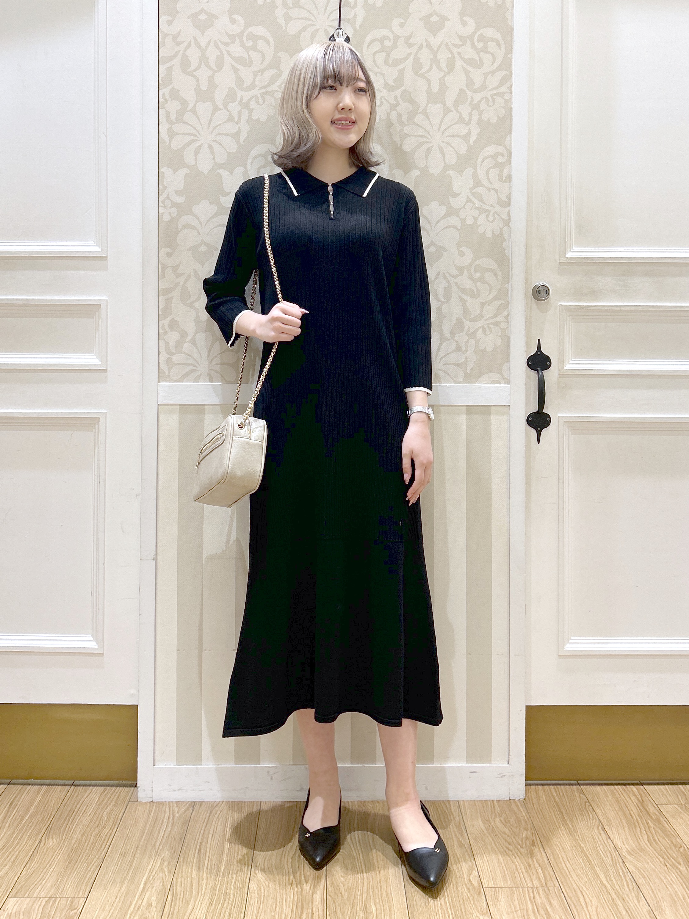望 愛さんの「grove｜【貴島明日香さん着用・洗える】麻調ノーカラーブルゾン」を使ったコーディネート