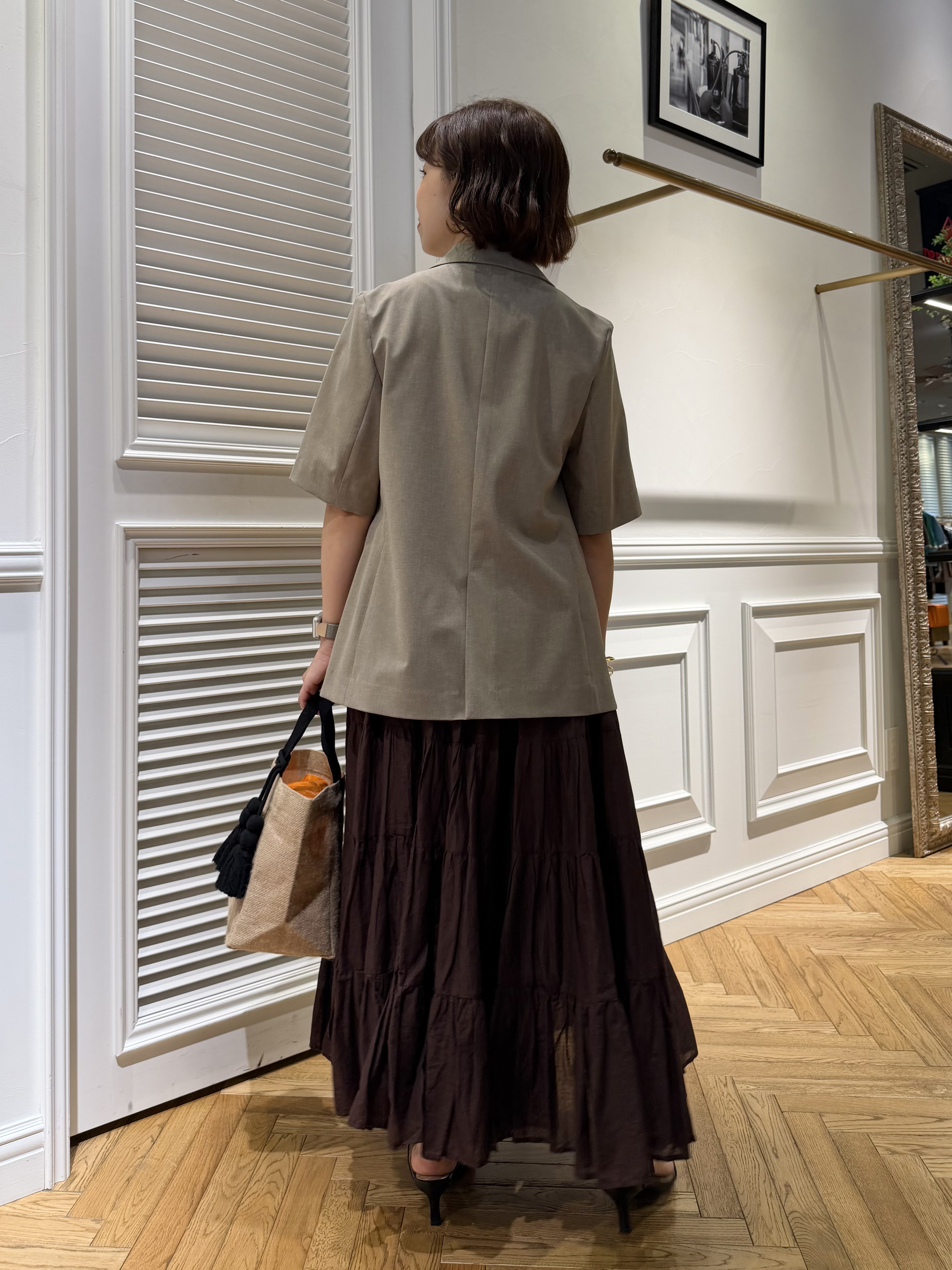 つじ まこさんの「DRESSTERIOR｜【otonaMUSE5月号掲載/セットアップ可】ウォッシャブルイージーサマージャケット」を使ったコーディネート