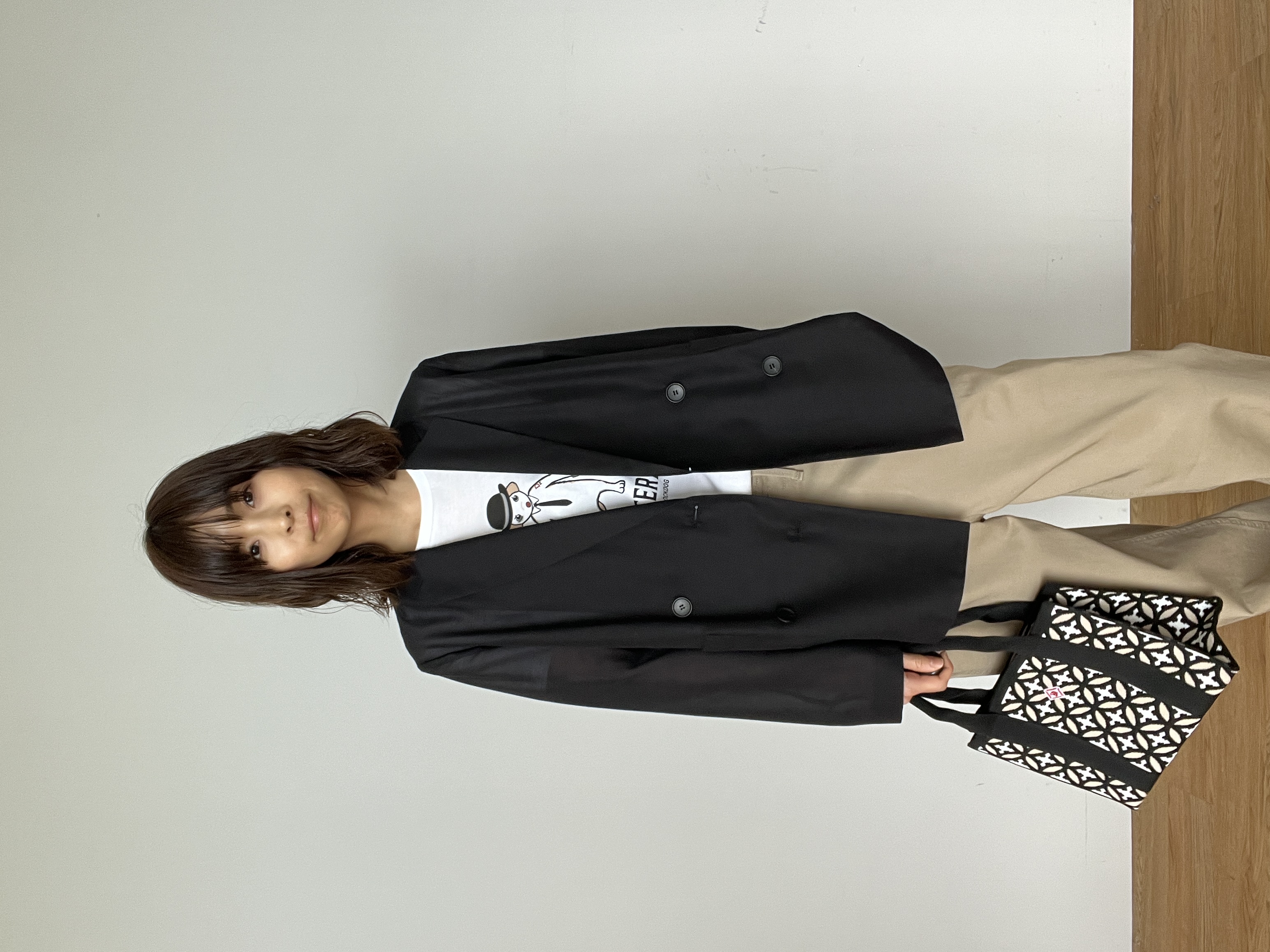 misaさんの「DRESSTERIOR｜EC&ルクア限定ボーラーハットクロックドッグTシャツ」を使ったコーディネート