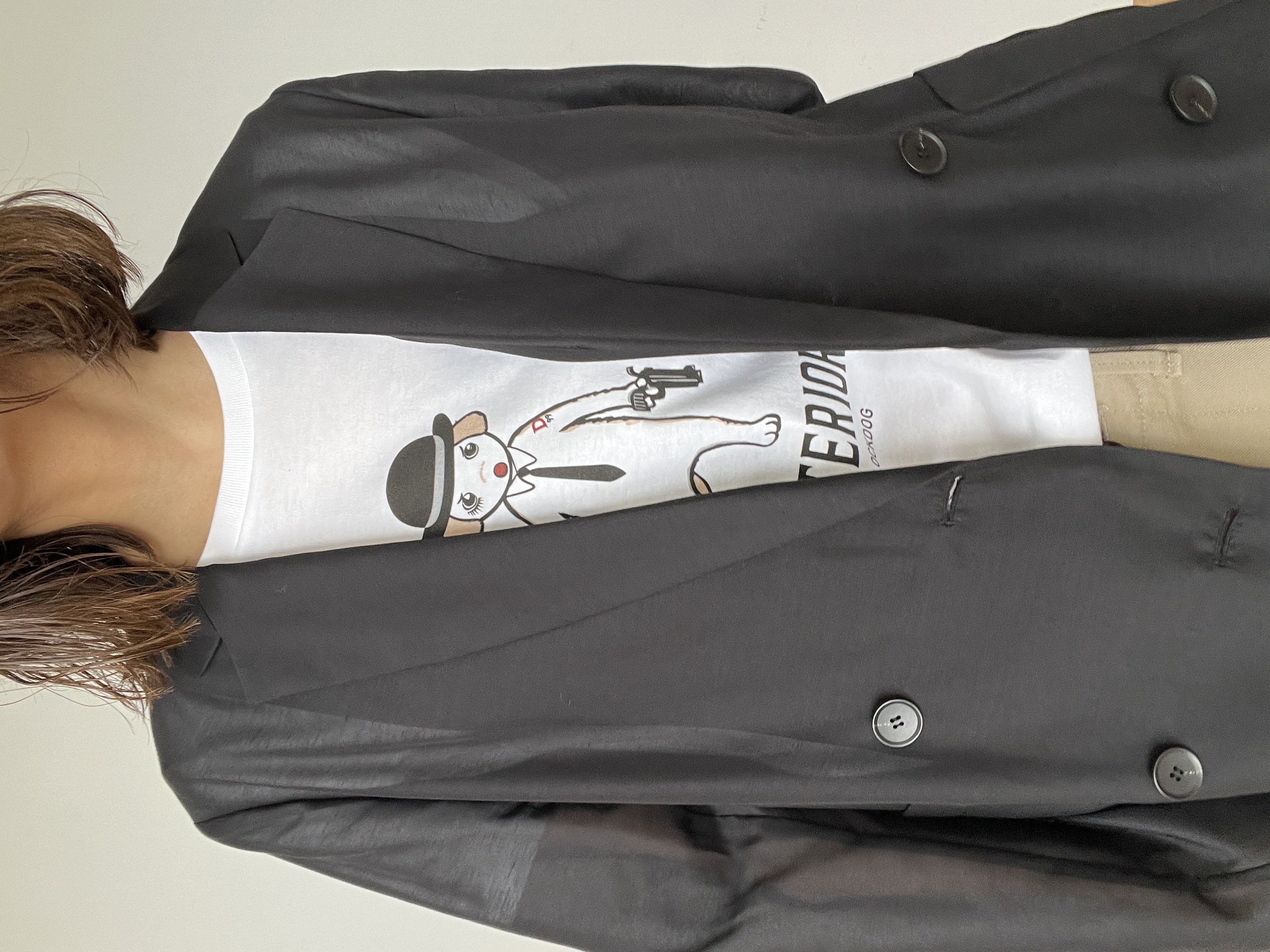 misaさんの「DRESSTERIOR｜EC&ルクア限定ボーラーハットクロックドッグTシャツ」を使ったコーディネート